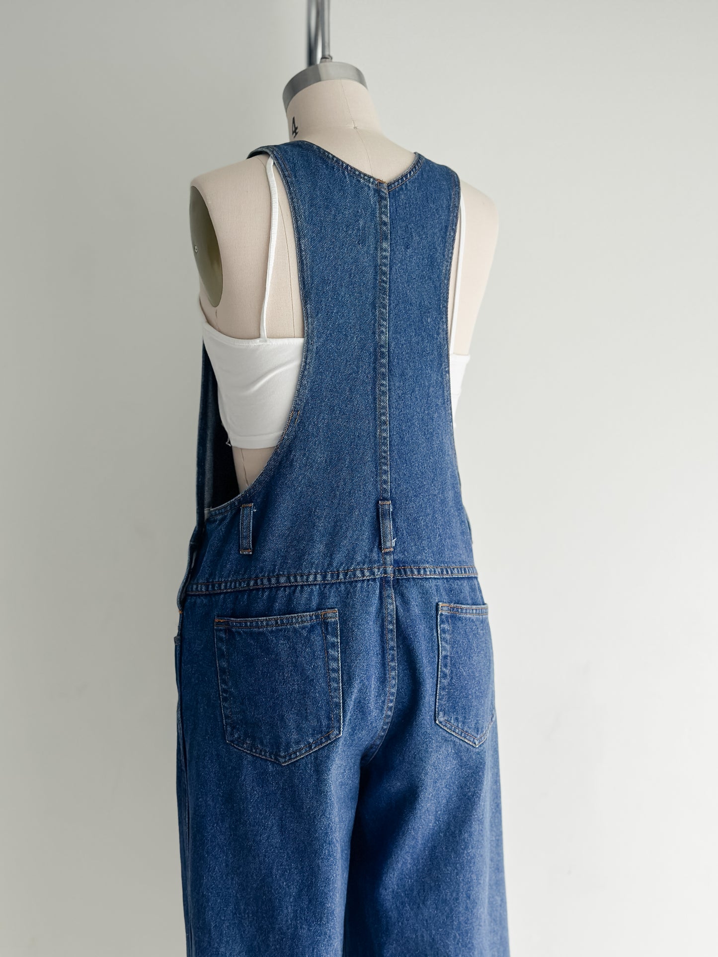 vintage denim overalls (S/M)