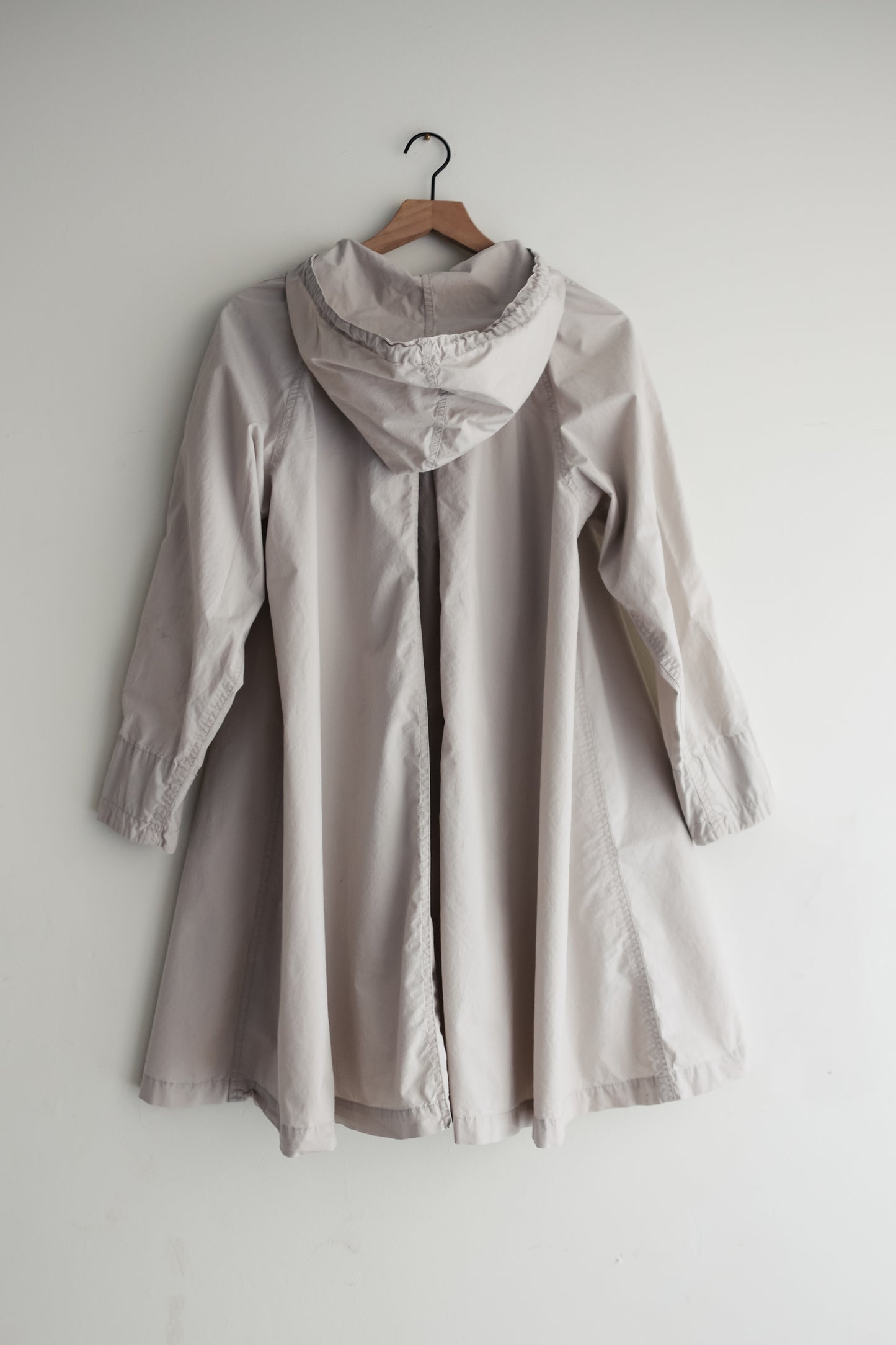 vintage canvas hooded swing jacket (M)