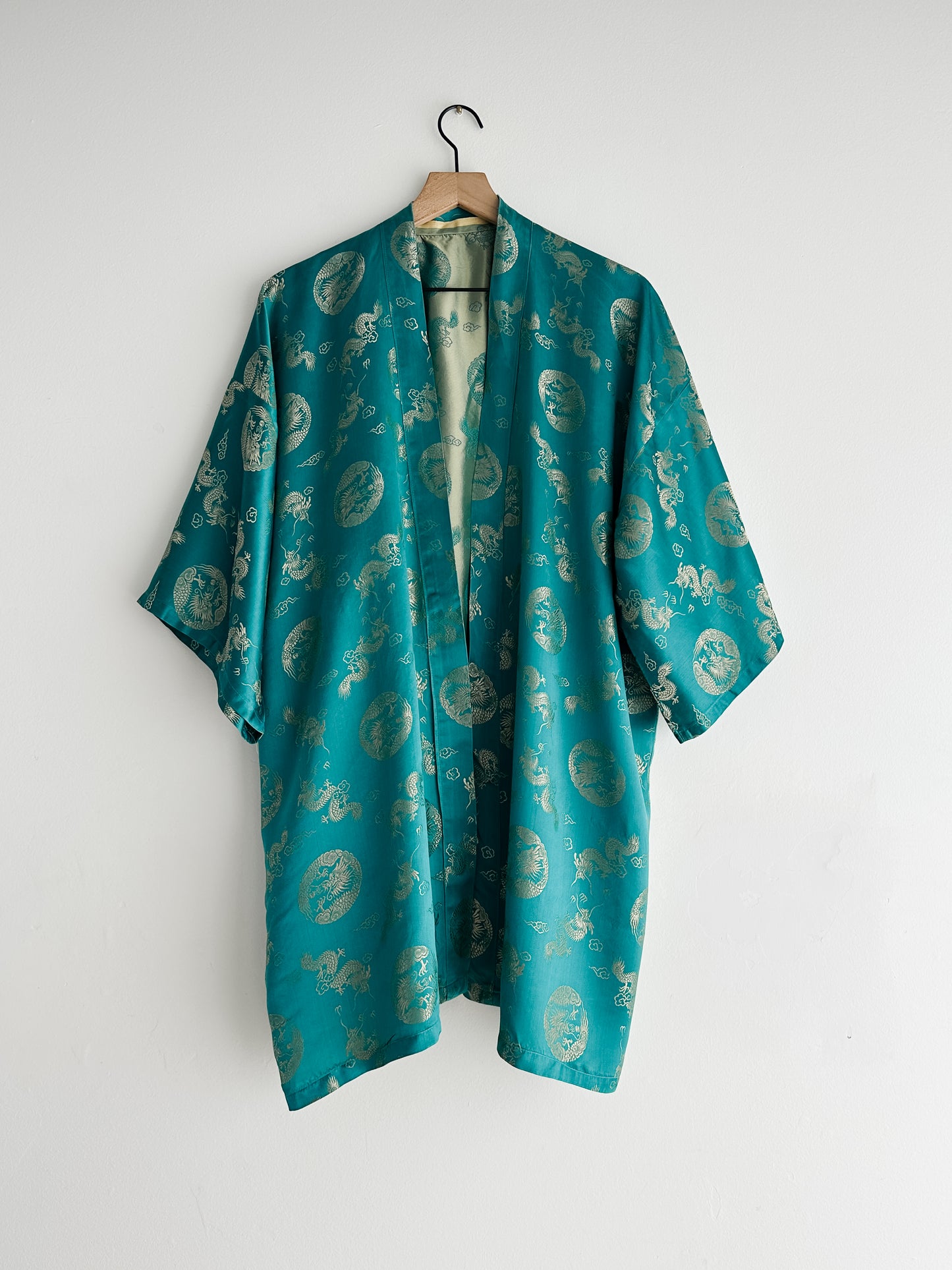 vintage haori satin robe (OS)
