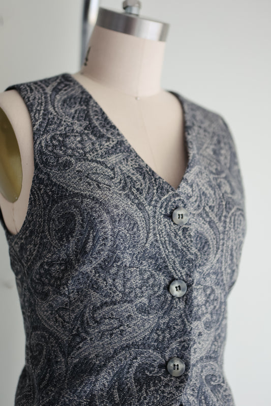 vintage wool vest top (S)