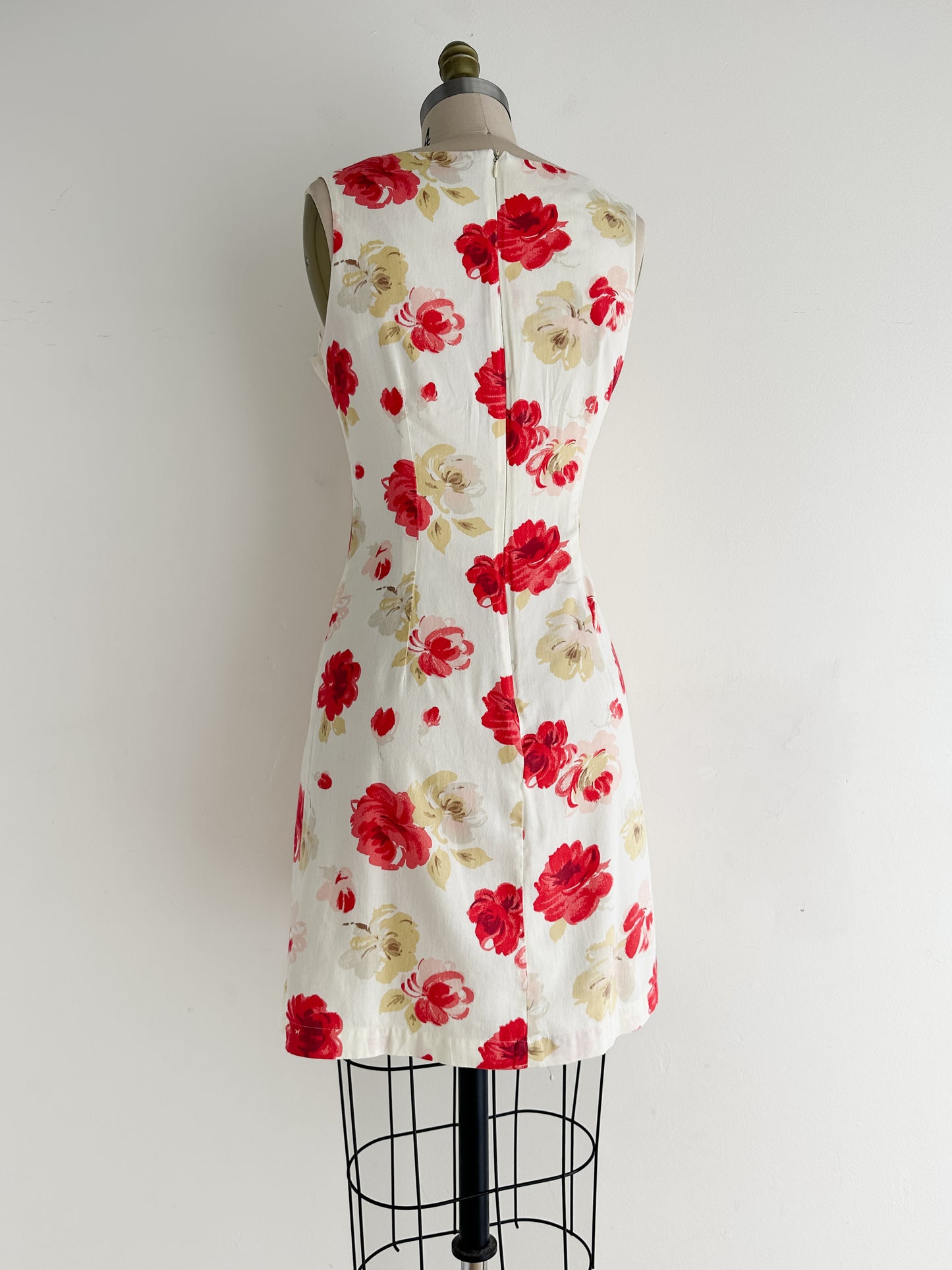 vintage floral mini dress (S/M)