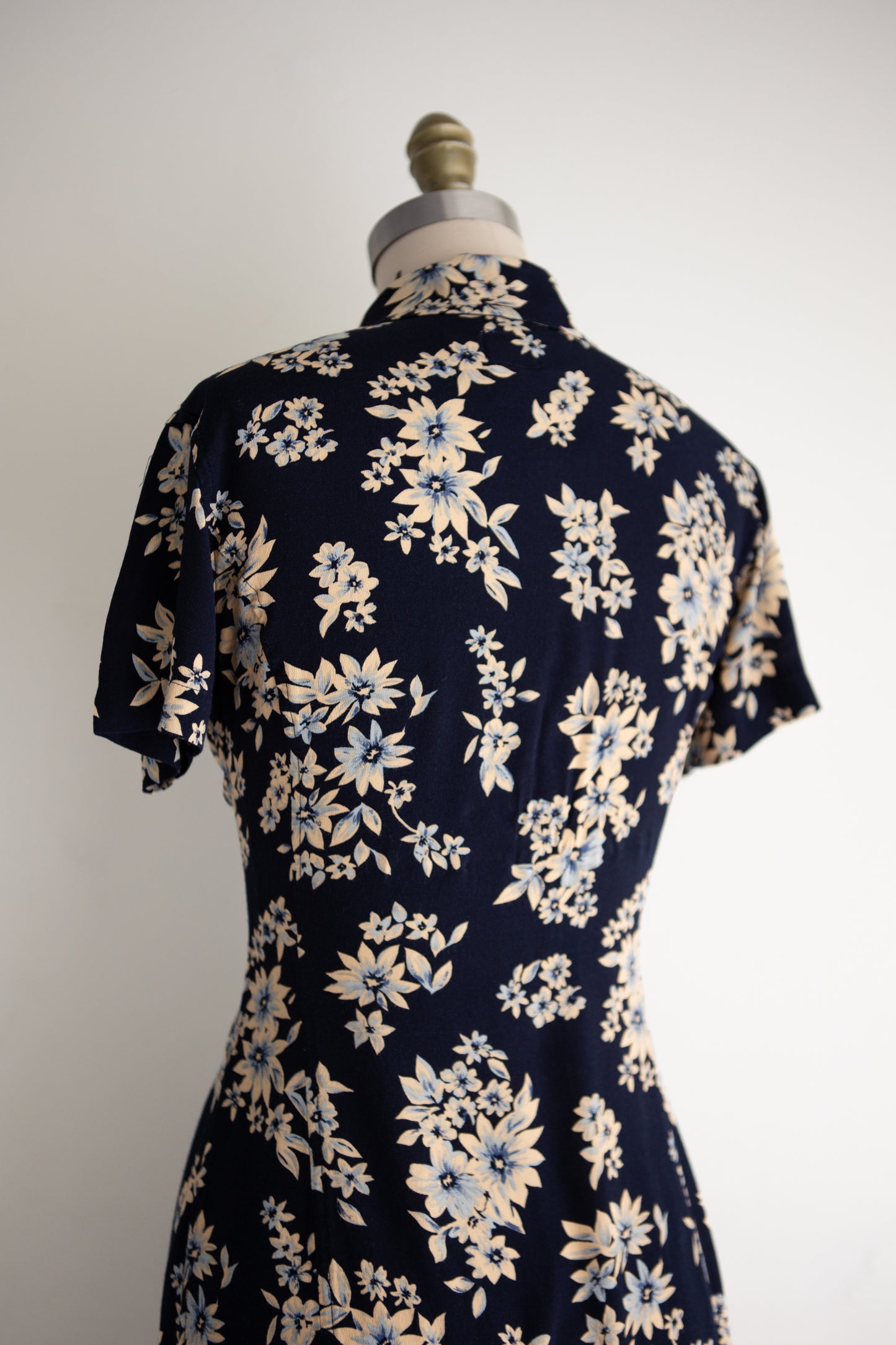 vintage Calvin Klein botanical mini dress (S)