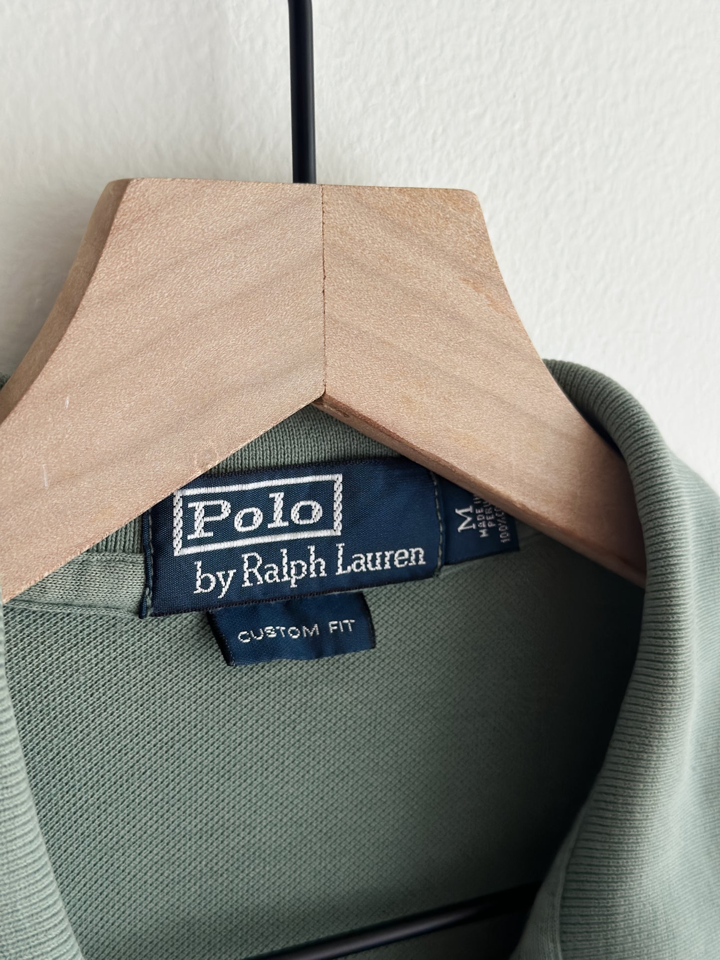 vintage sage polo RL tee (S/M)