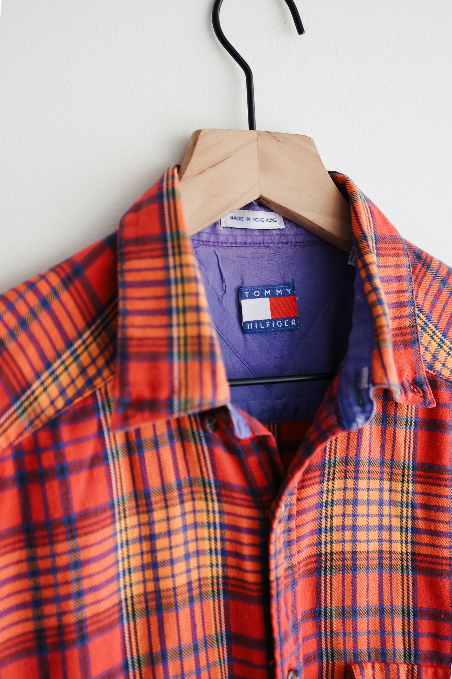 vintage plaid flannel shirt (M/L)
