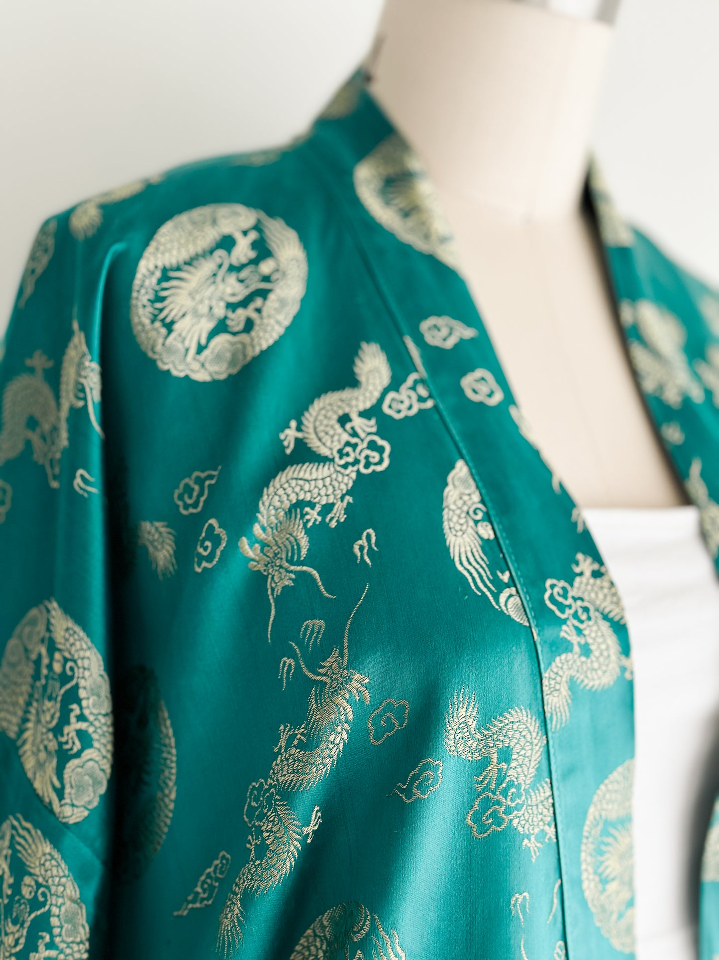 vintage haori satin robe (OS)