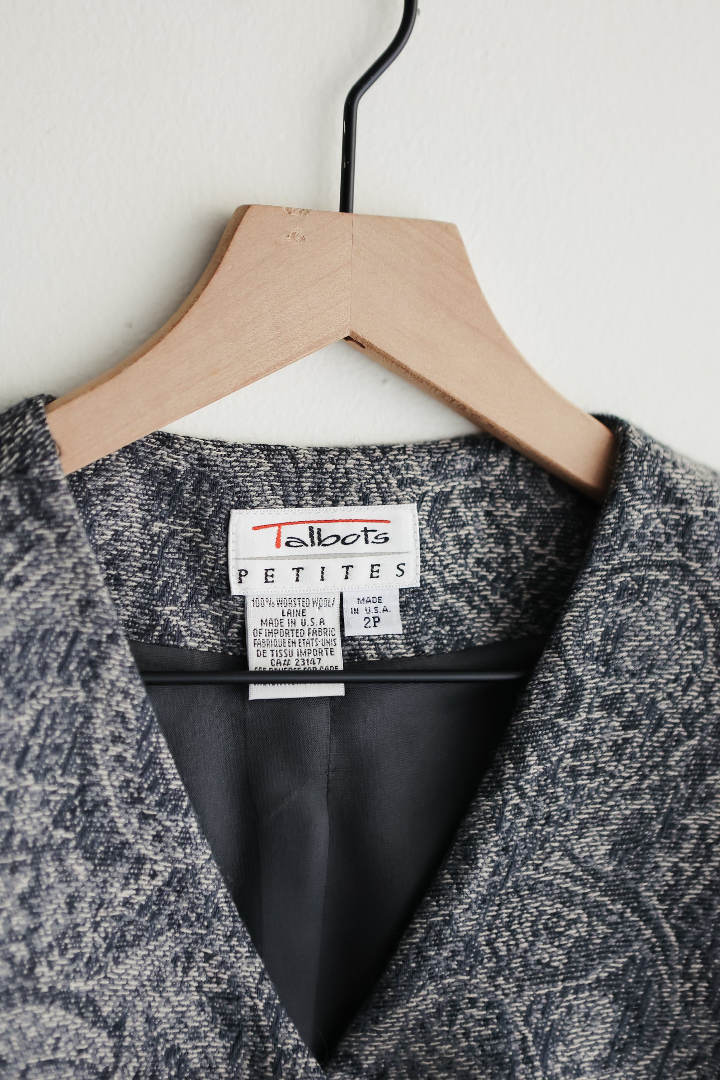 vintage wool vest top (S)