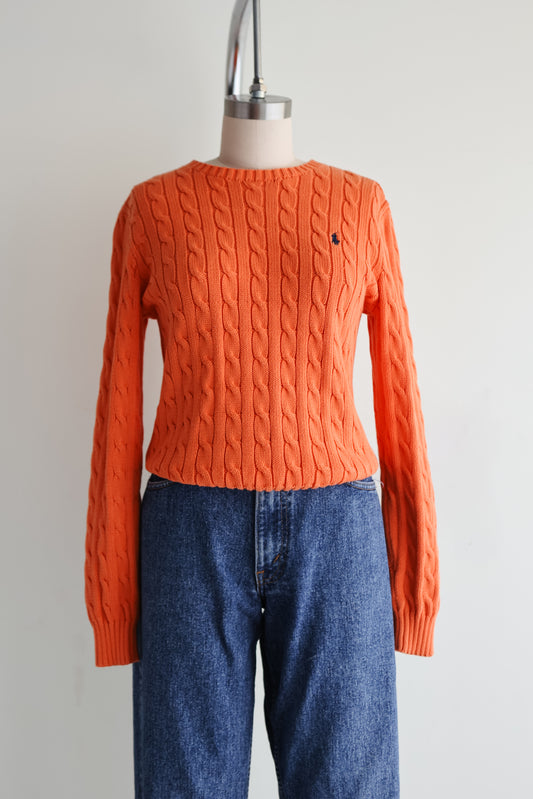 vintage RL cotton sweater (S)