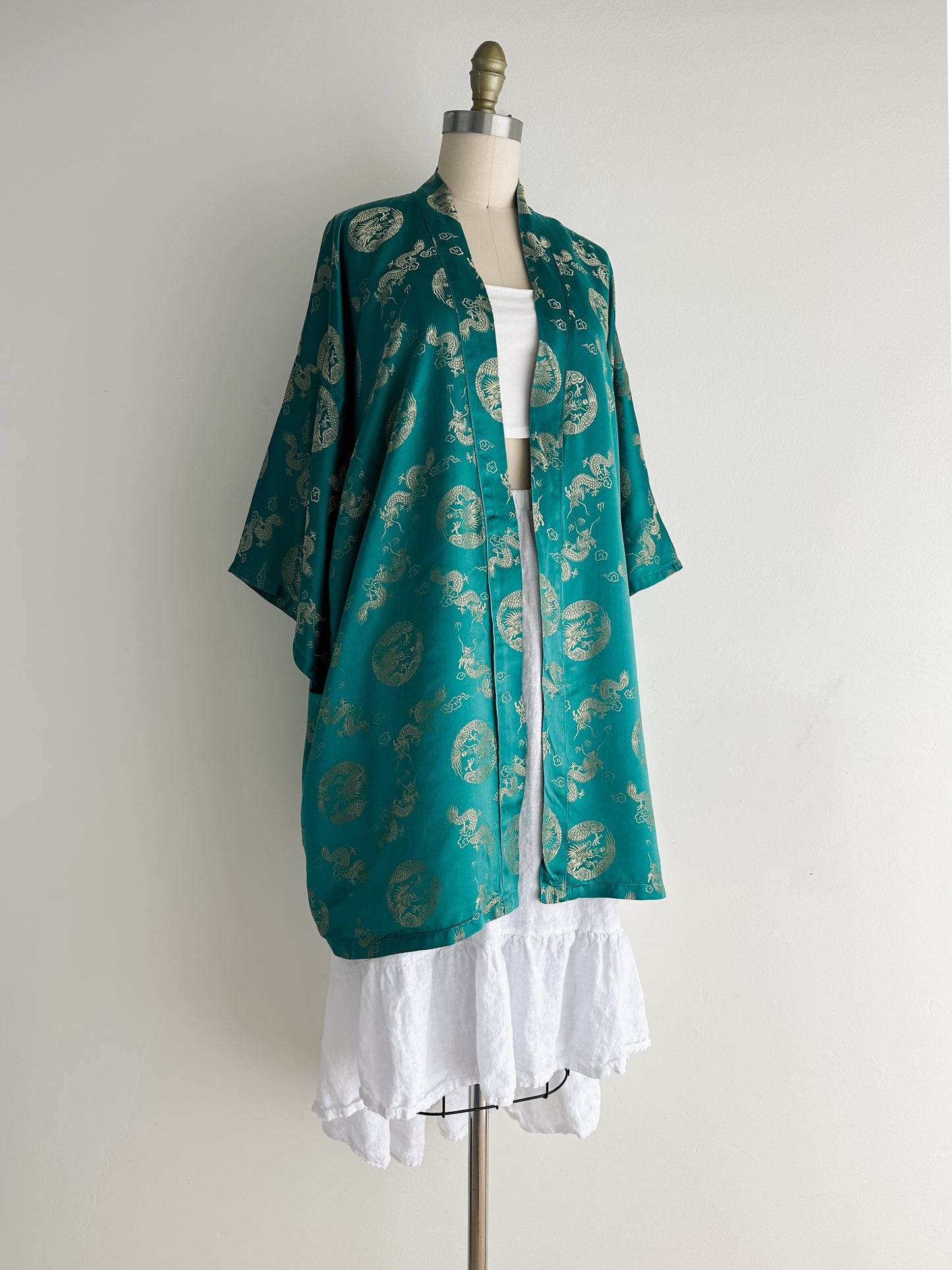 vintage haori satin robe (OS)