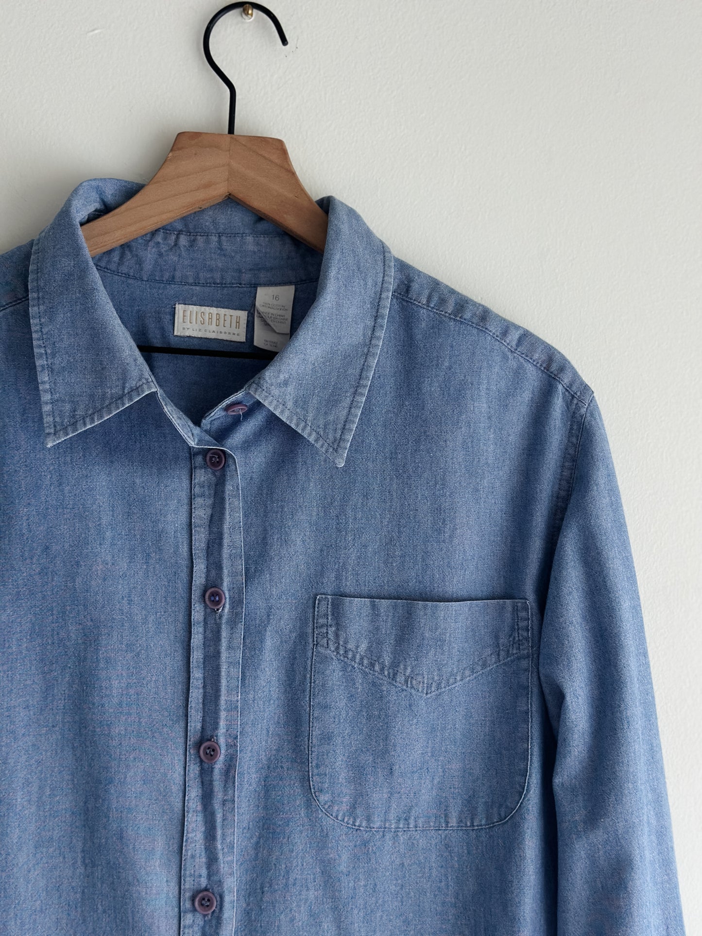 vintage chambray shirt (L)