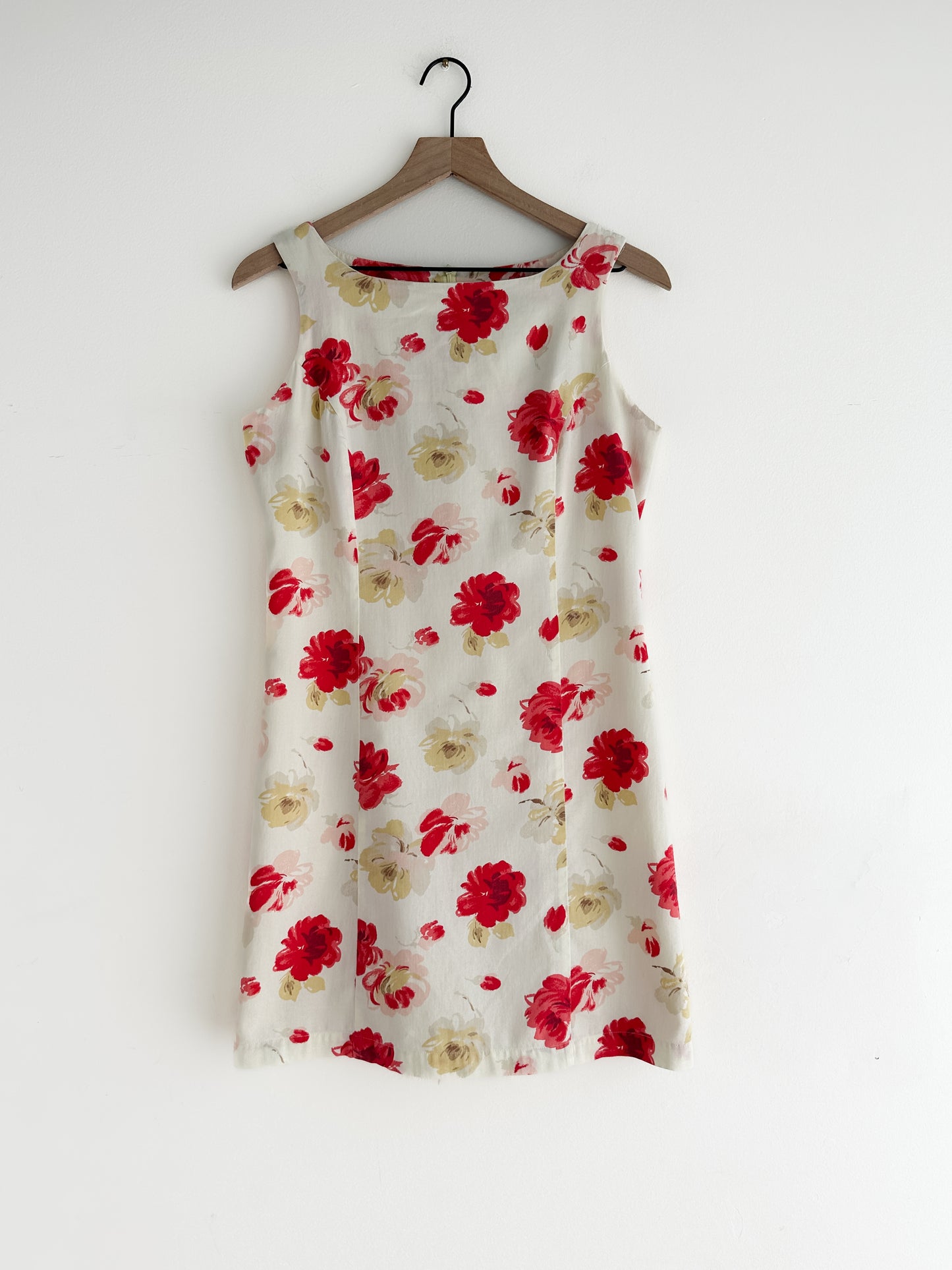 vintage floral mini dress (S/M)