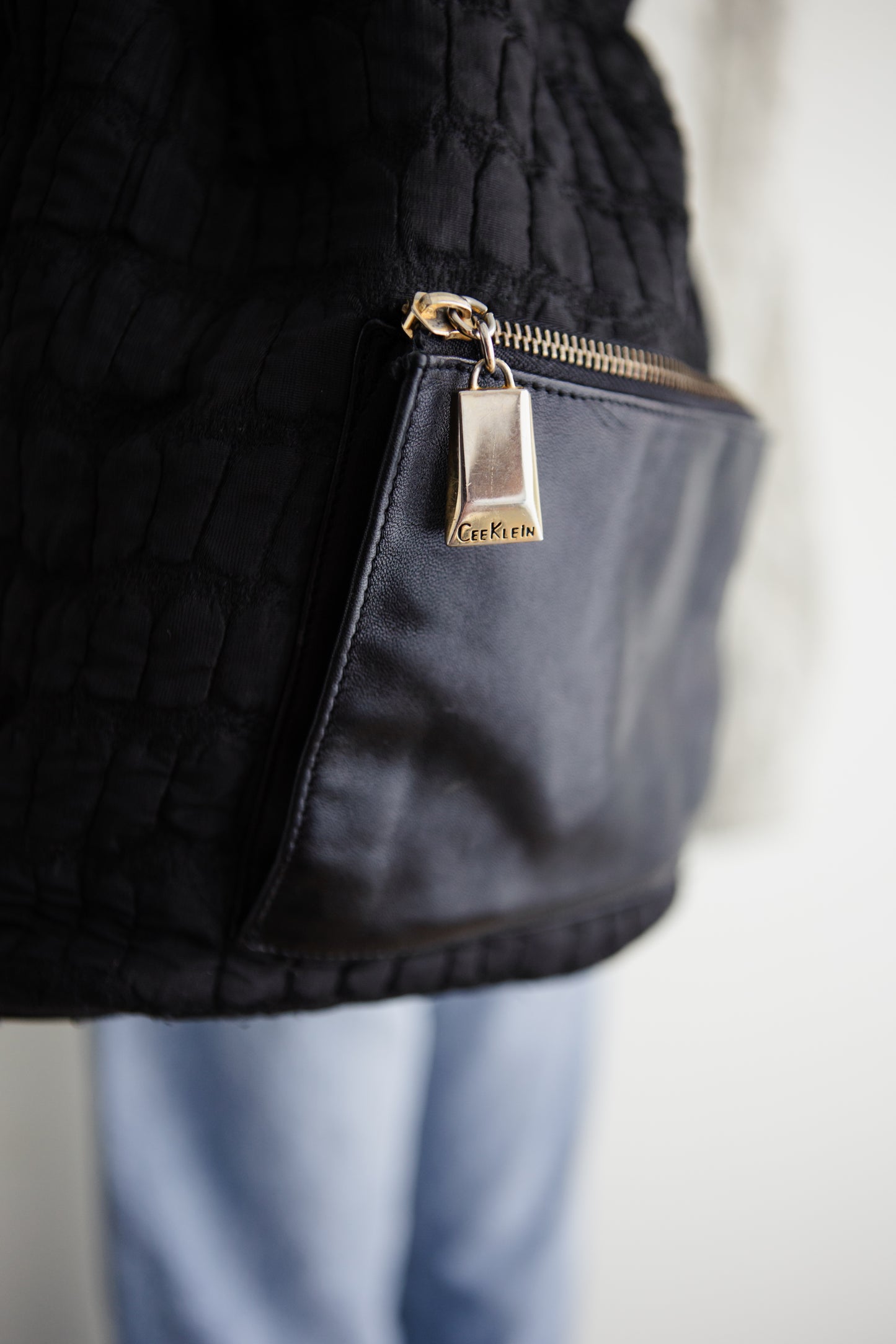 vintage quilted backpack shoulder bag