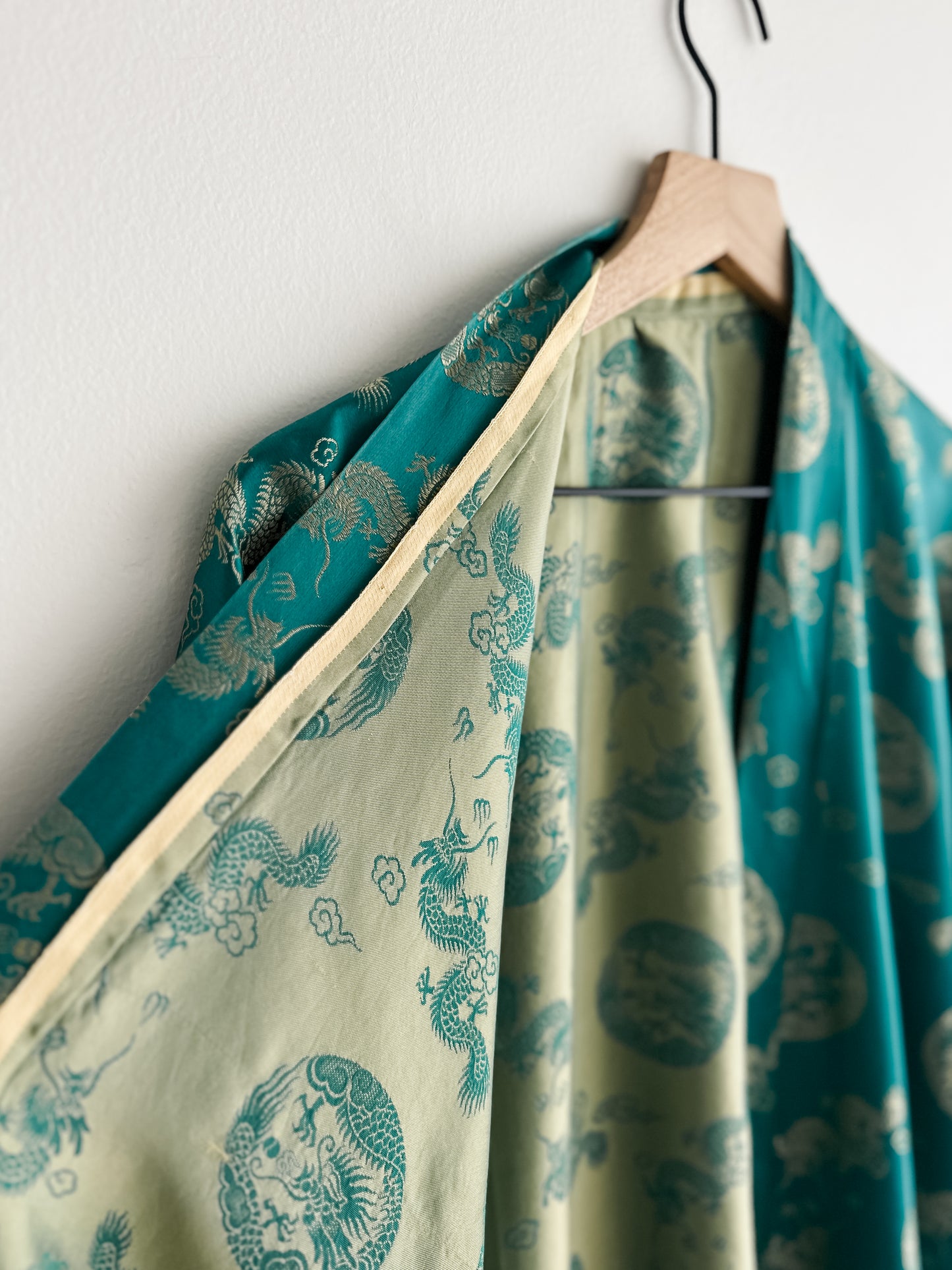 vintage haori satin robe (OS)