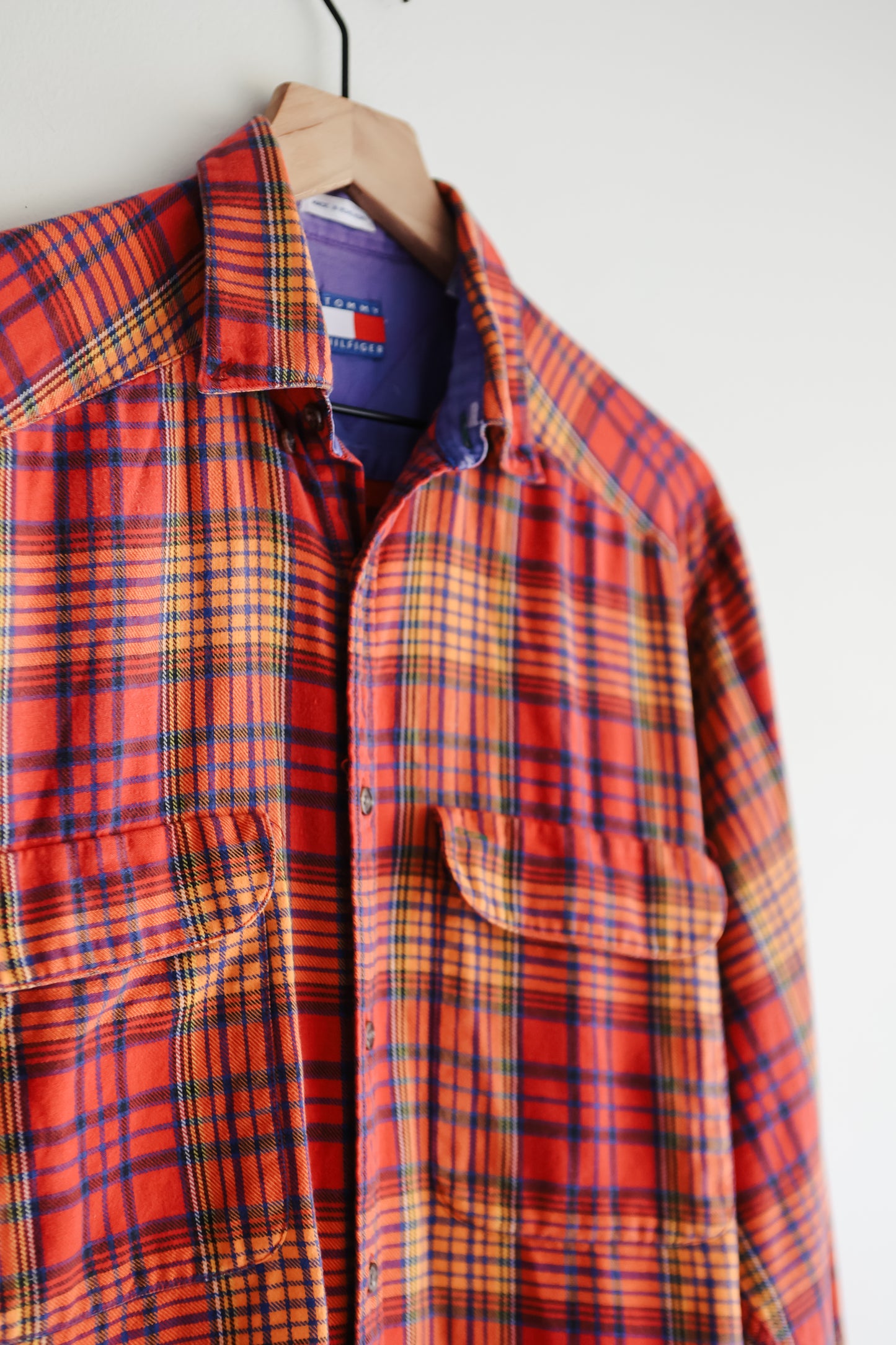 vintage plaid flannel shirt (M/L)