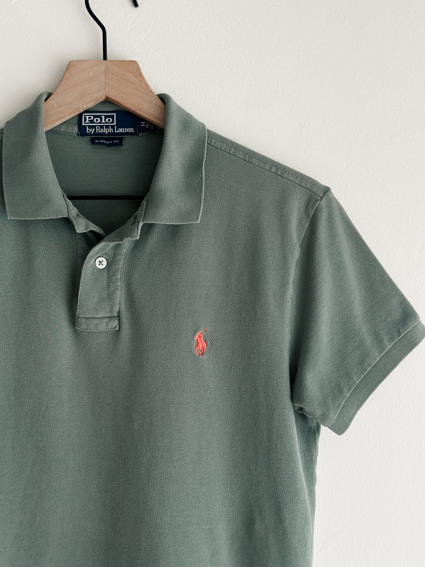 vintage sage polo RL tee (S/M)