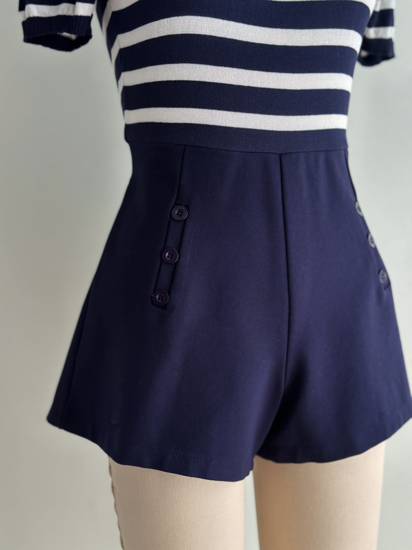 vintage Alexander McQueen shorts romper (S/M)