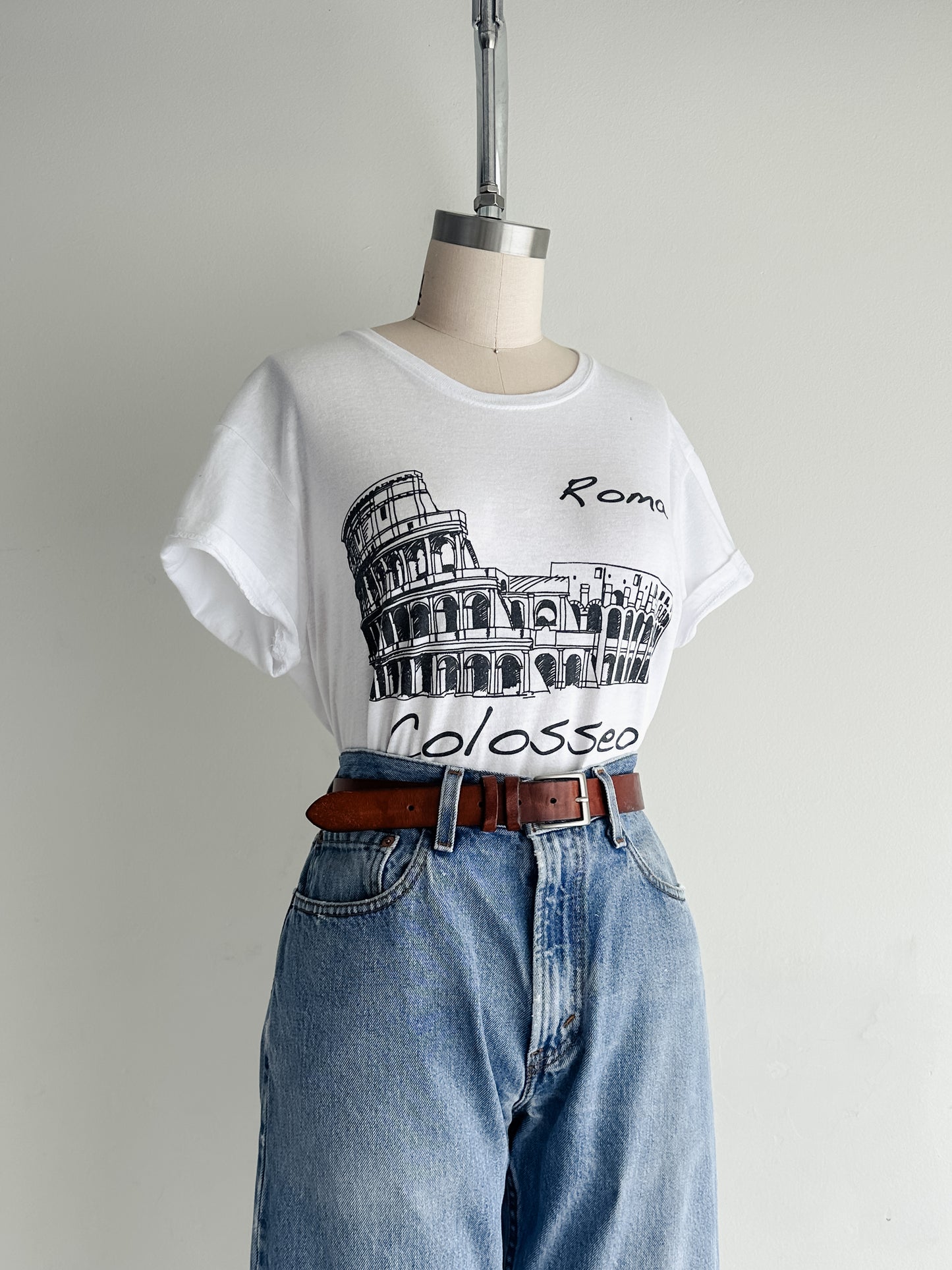 vintage screenprint vacation tee (S)