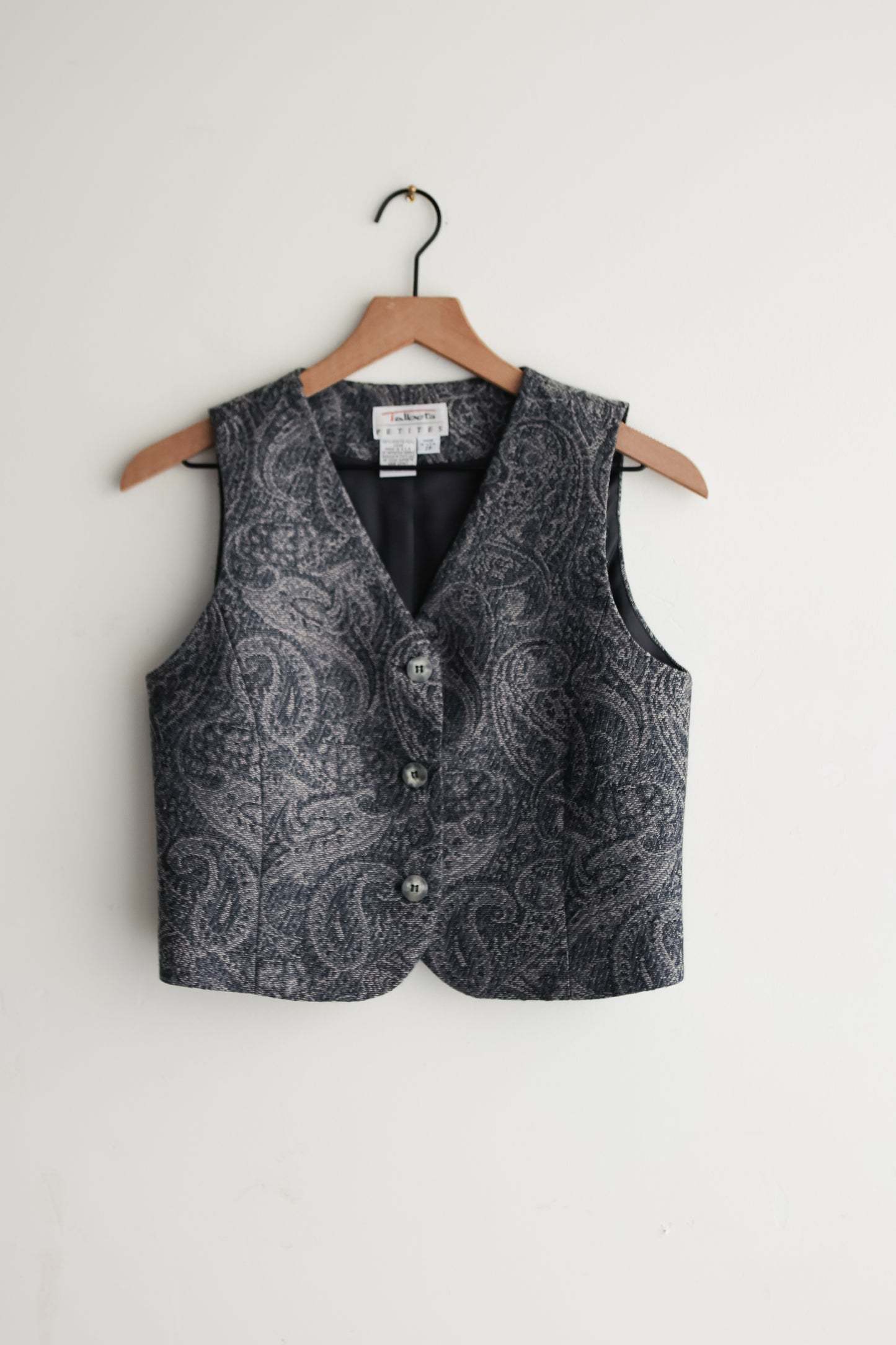 vintage wool vest top (S)