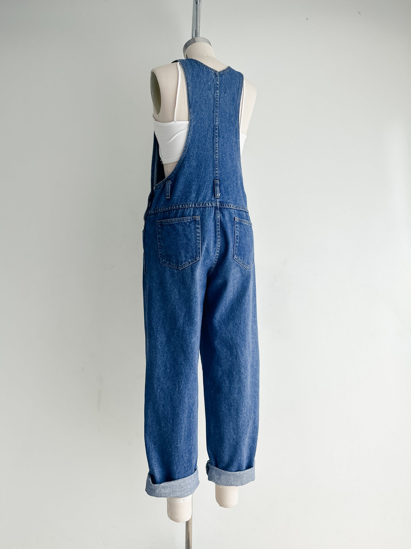 vintage denim overalls (S/M)