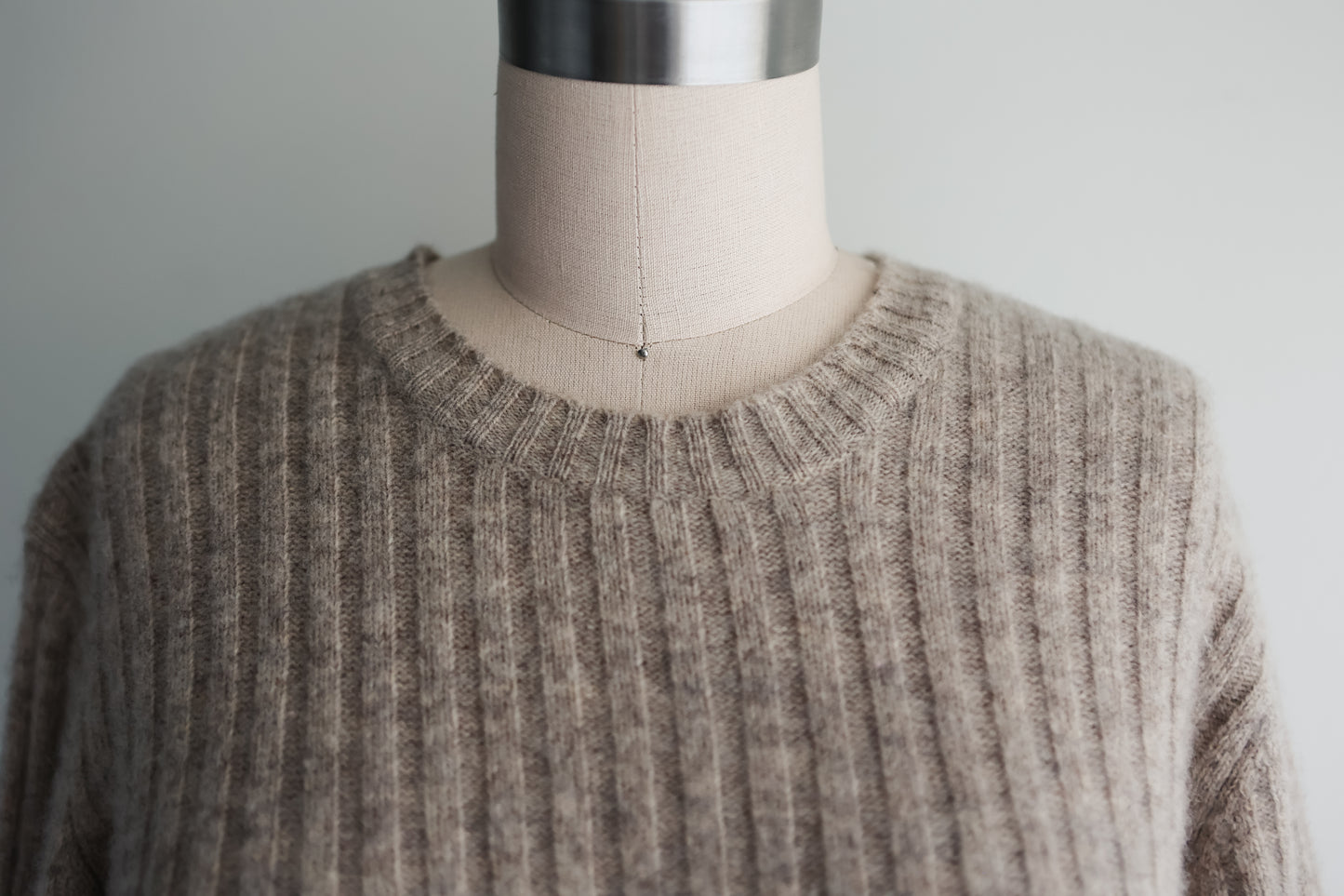 vintage horchata lambswool sweater (M)