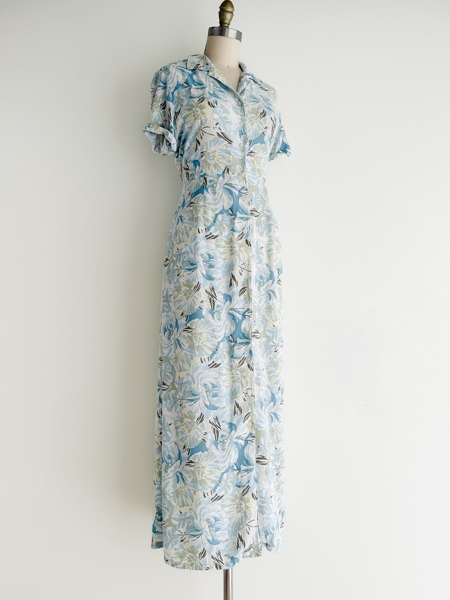 vintage botanical market dress (S/M)