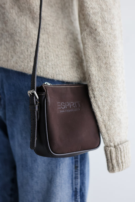 vintage Espirit brown mini purse