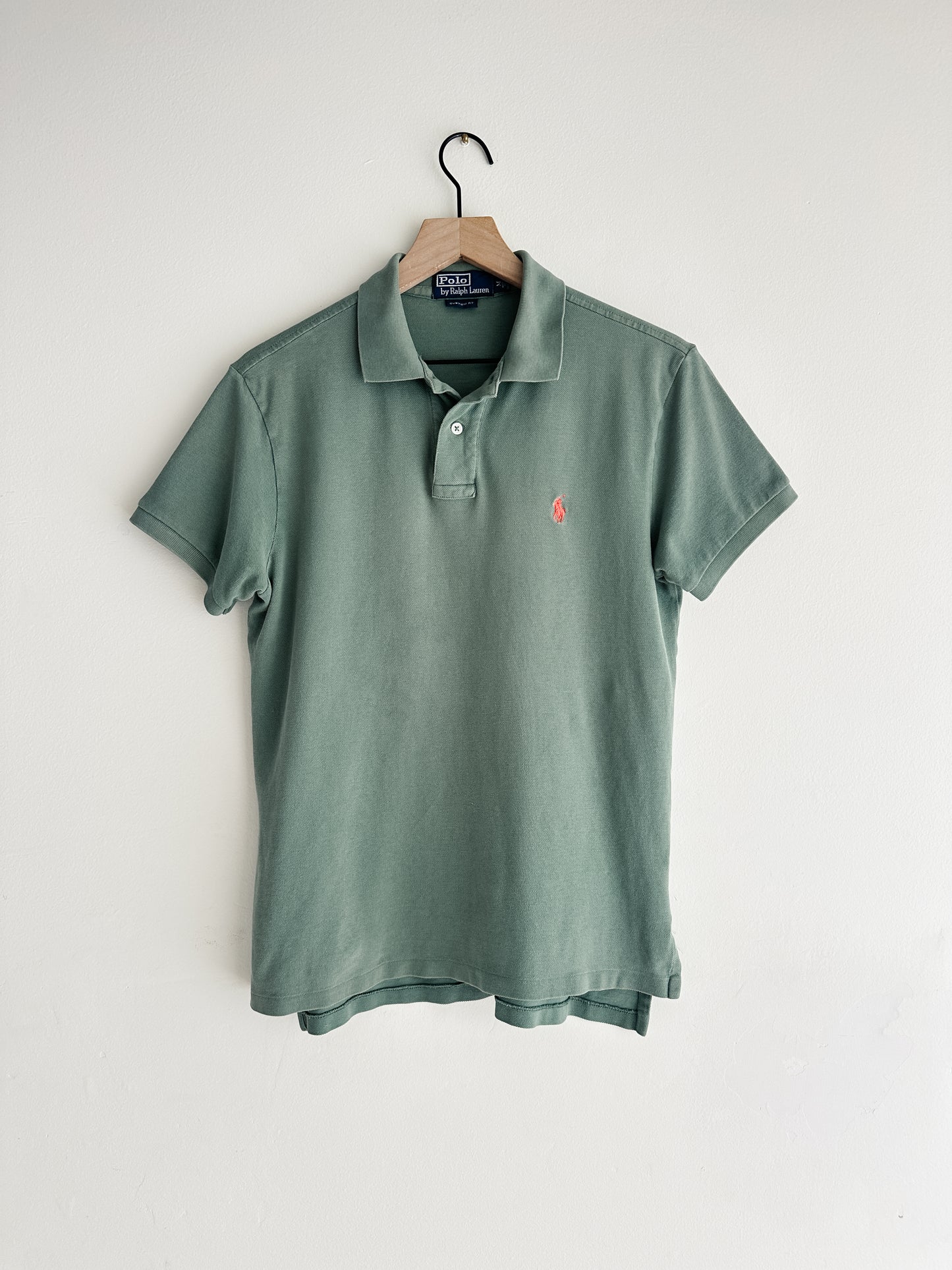 vintage sage polo RL tee (S/M)