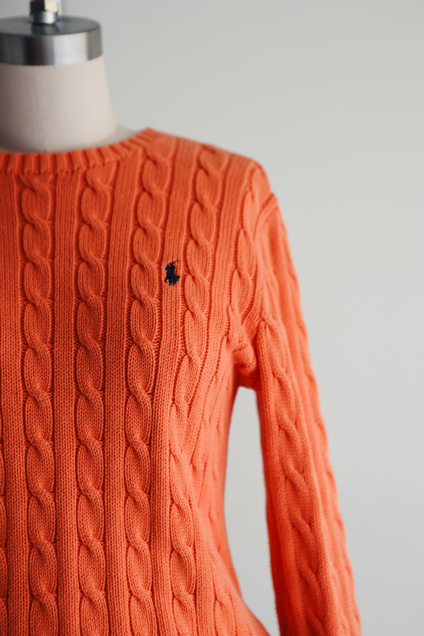 vintage RL cotton sweater (S)