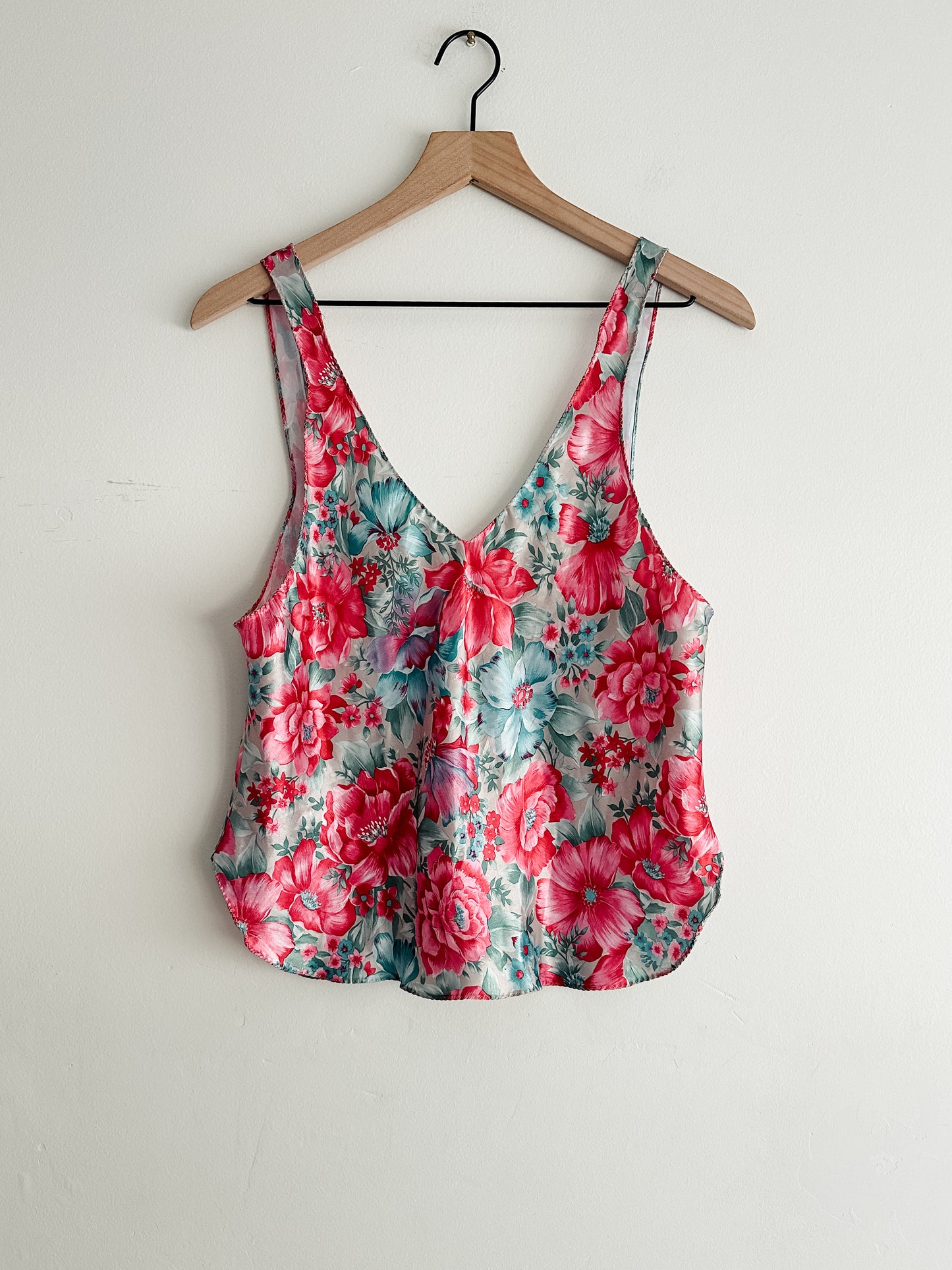 vintage silky tank (M)