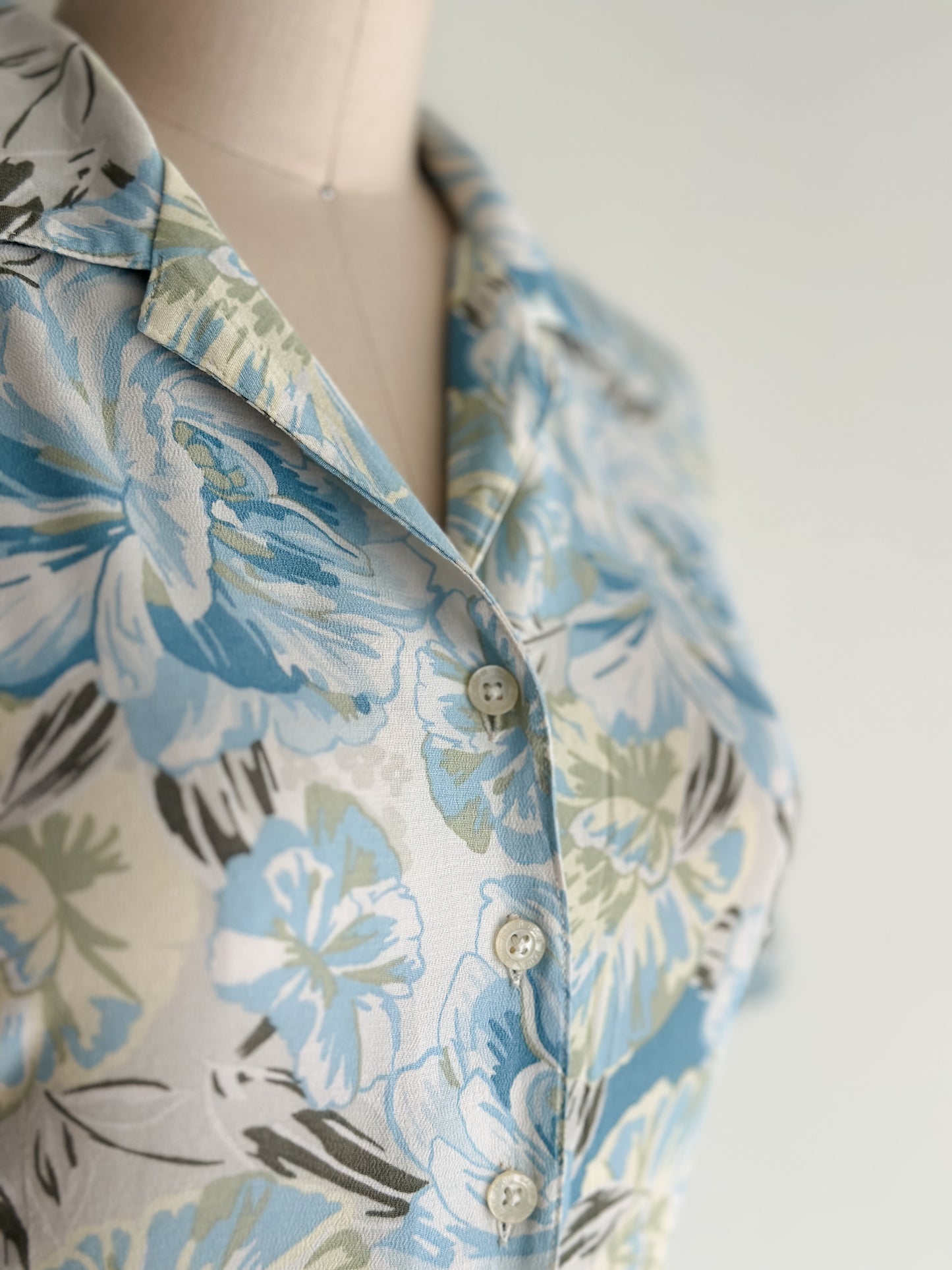 vintage botanical market dress (S/M)