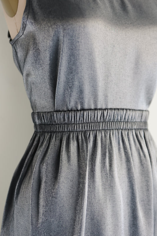 vintage chrome two-piece dress (S/M)