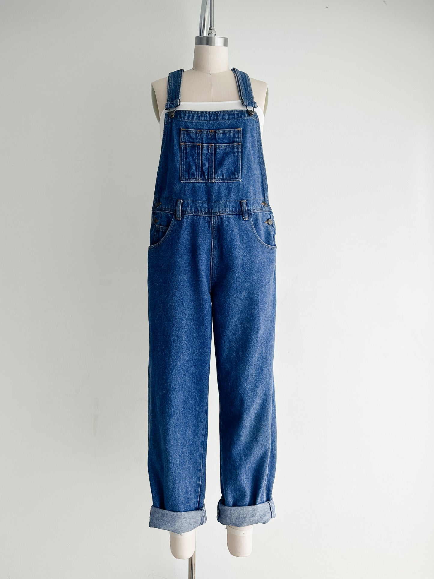 vintage denim overalls (S/M)