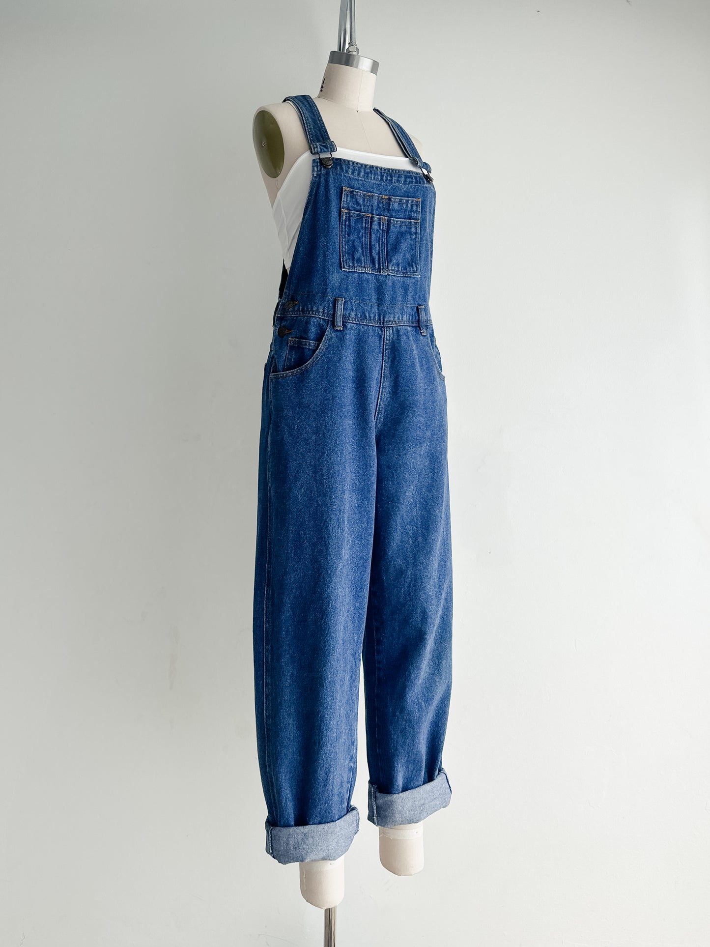vintage denim overalls (S/M)