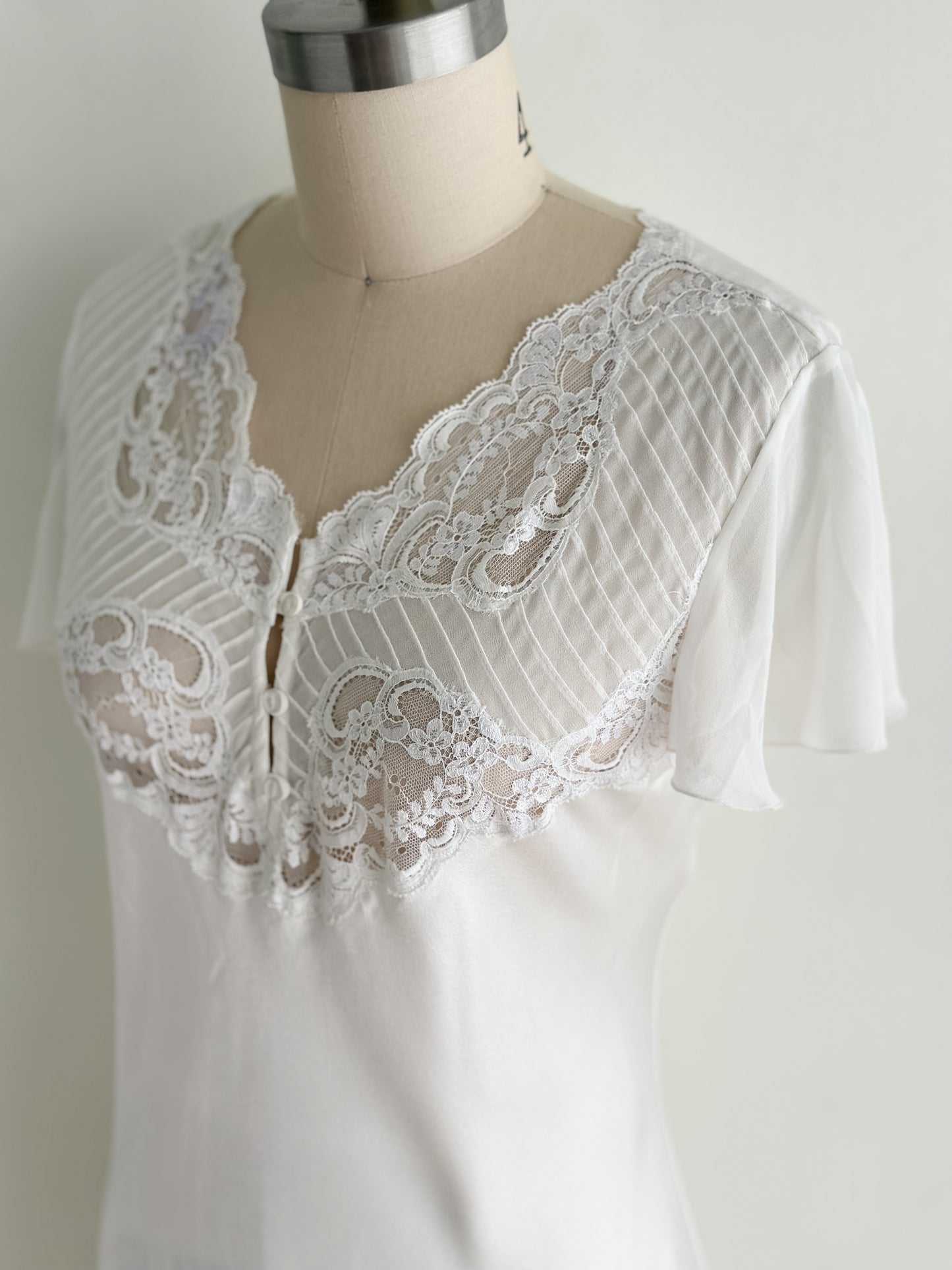 vintage Christian Dior satin chemise (S)