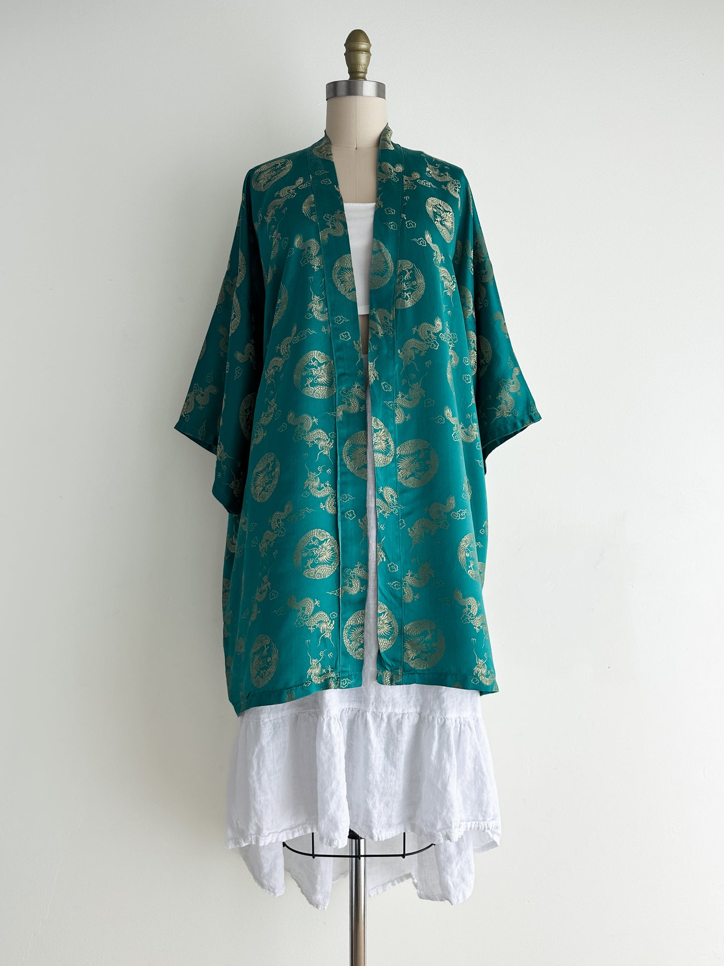 vintage haori satin robe (OS)