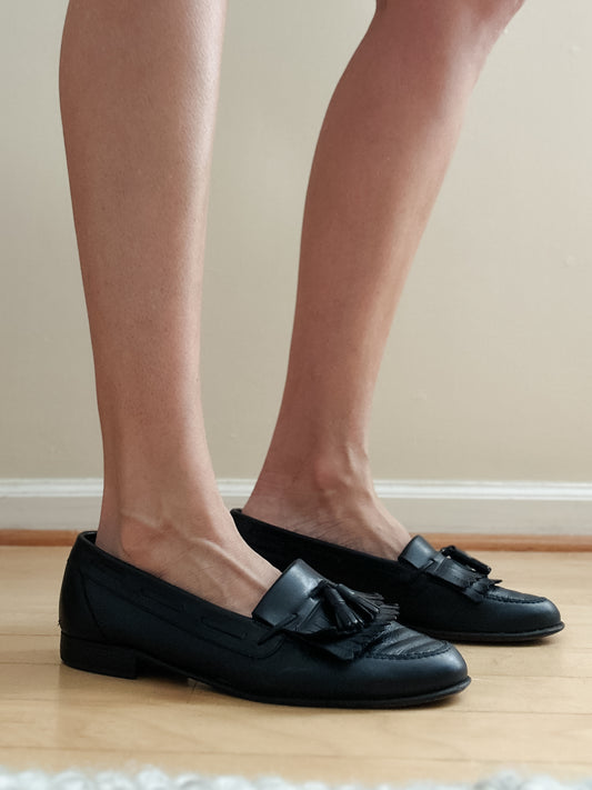 vintage Bally kiltie tassel loafers (10)