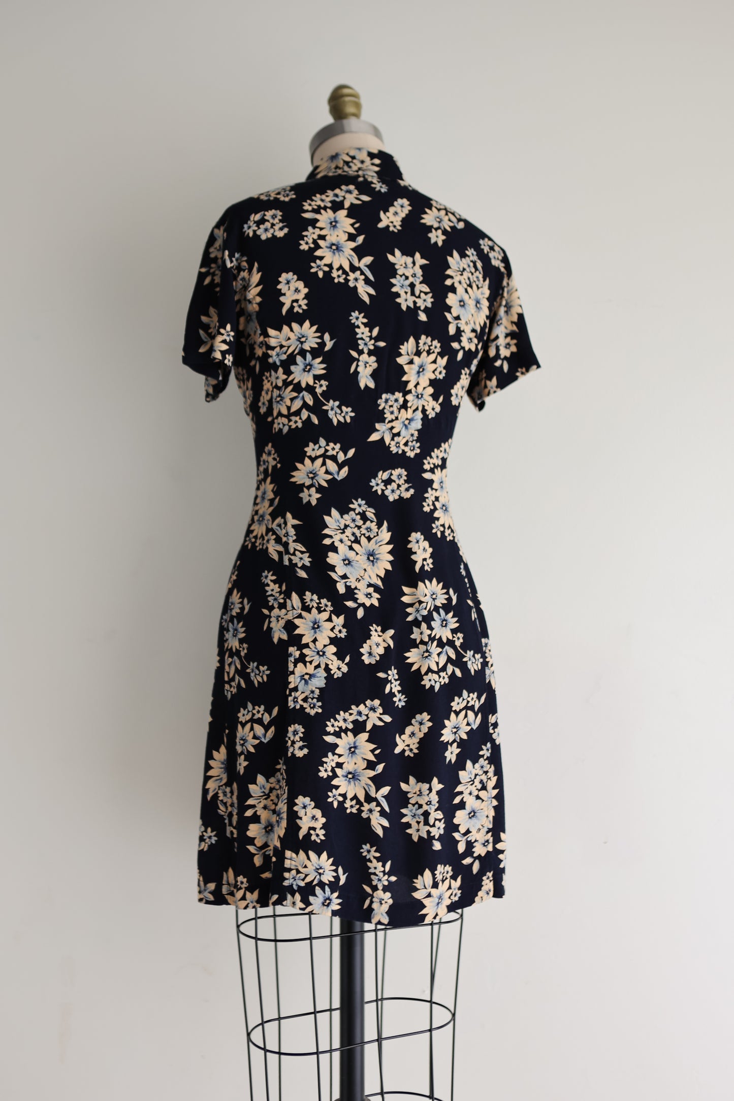 vintage Calvin Klein botanical mini dress (S)