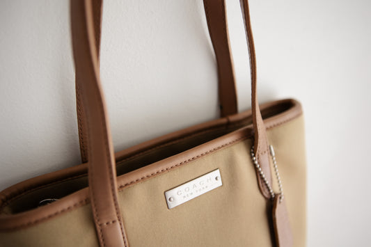 vintage Coach neoprene bag