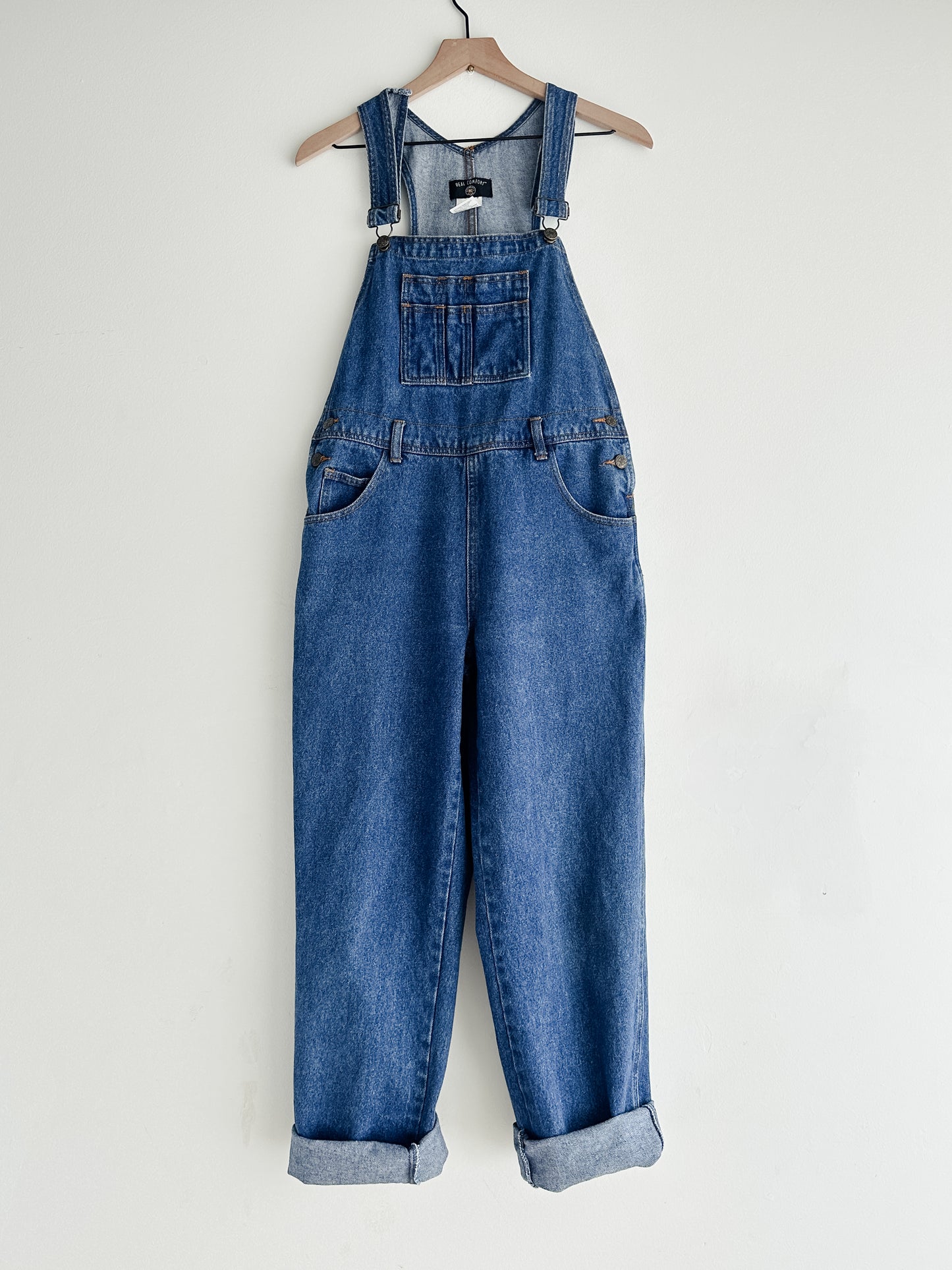 vintage denim overalls (S/M)