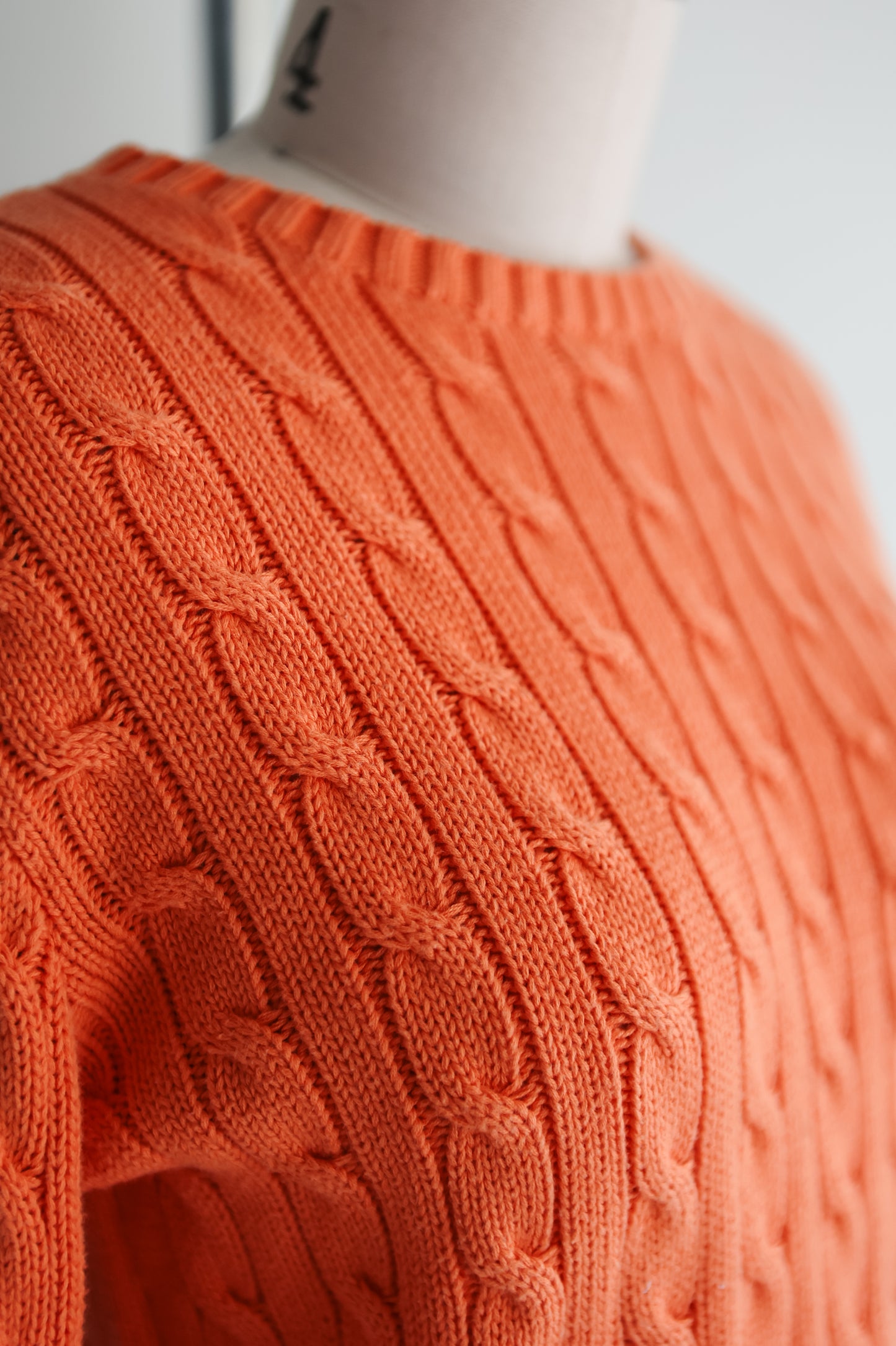 vintage RL cotton sweater (S)