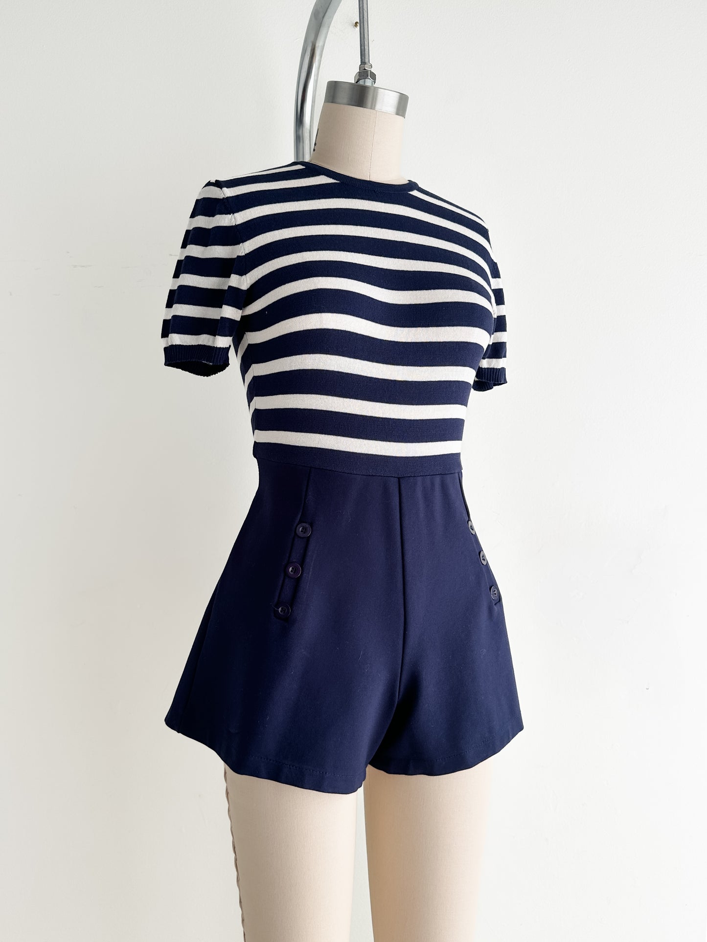 vintage Alexander McQueen shorts romper (S/M)