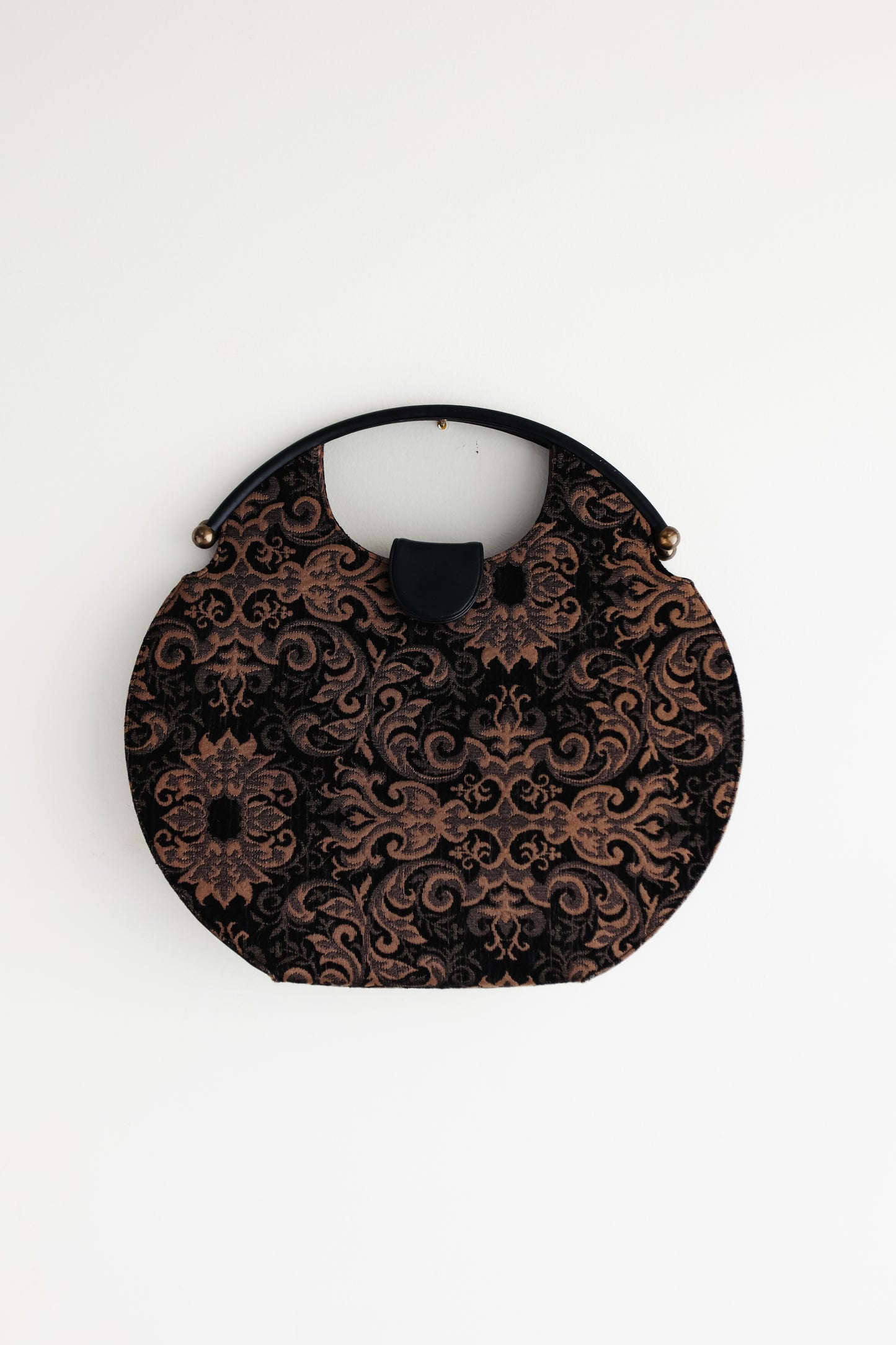 vintage 60s tapestry handbag