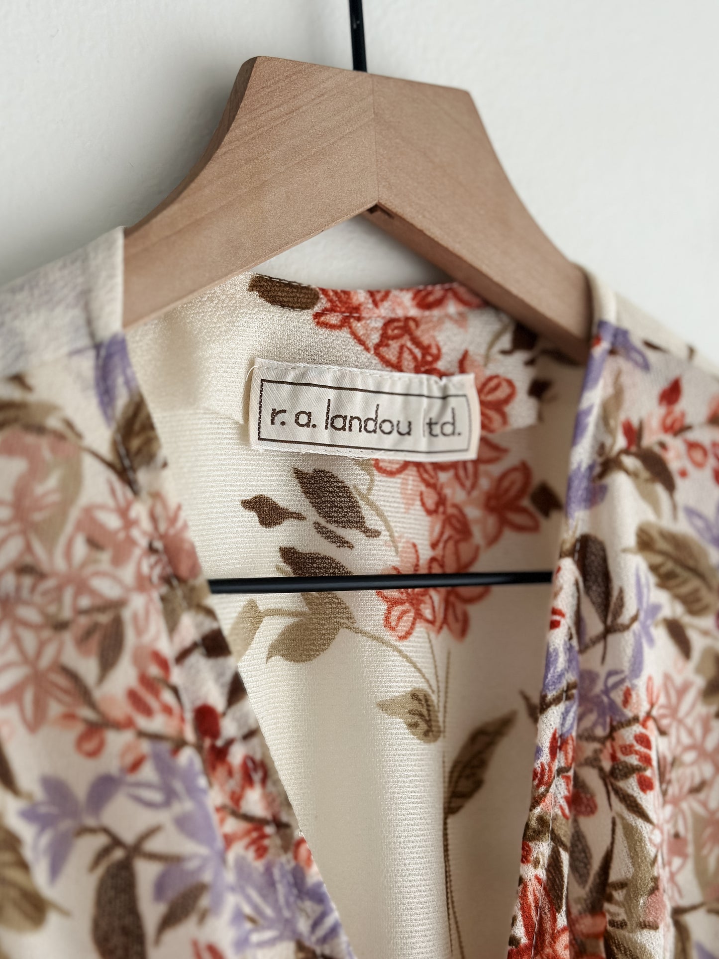 vintage sheer wrap dress (M)