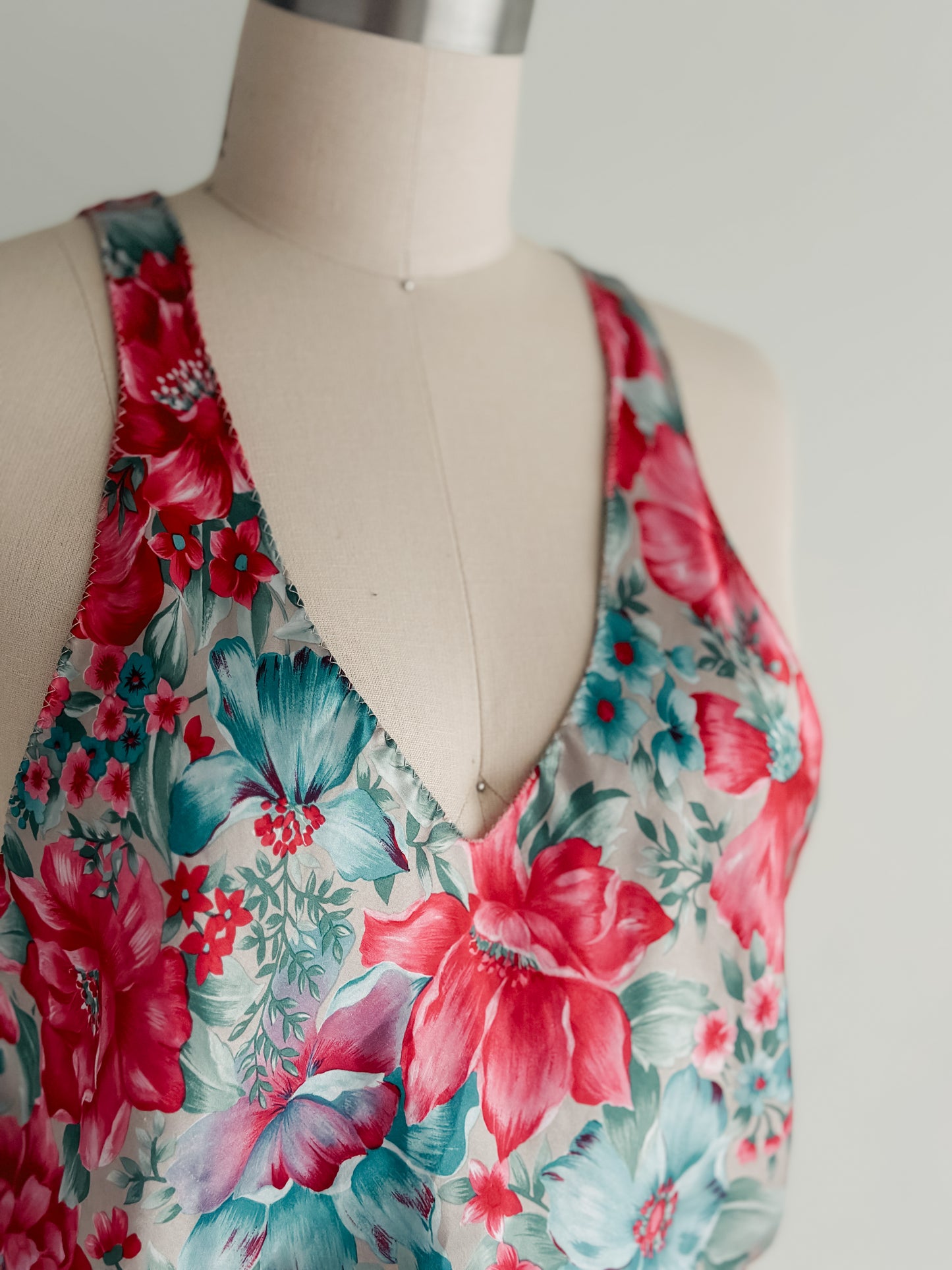 vintage silky tank (M)