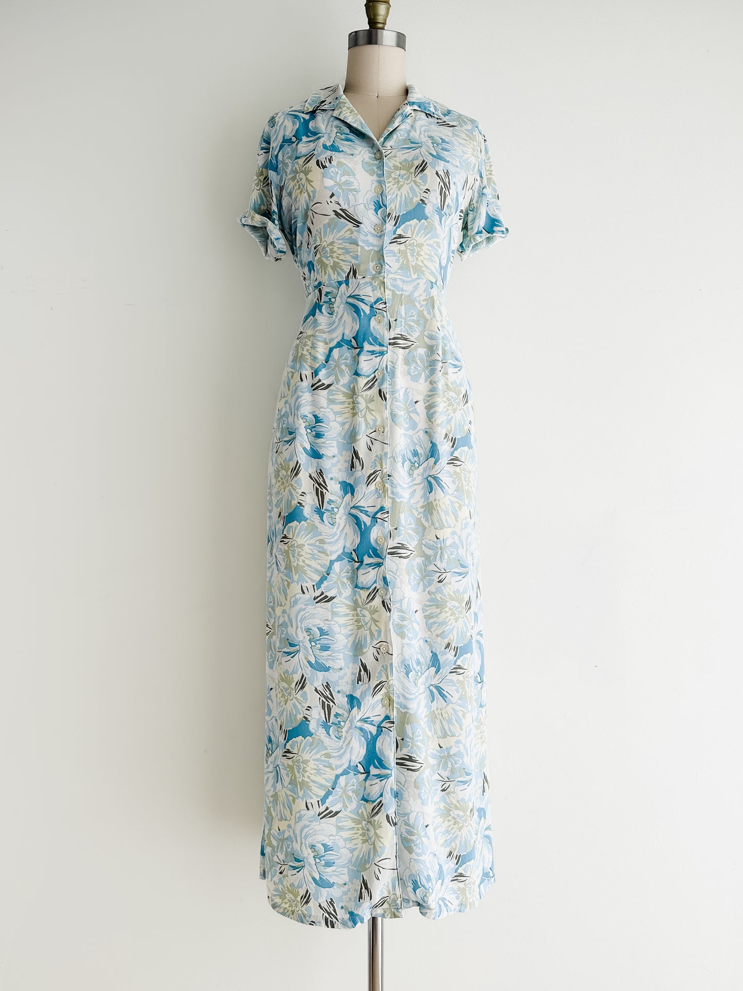 vintage botanical market dress (S/M)