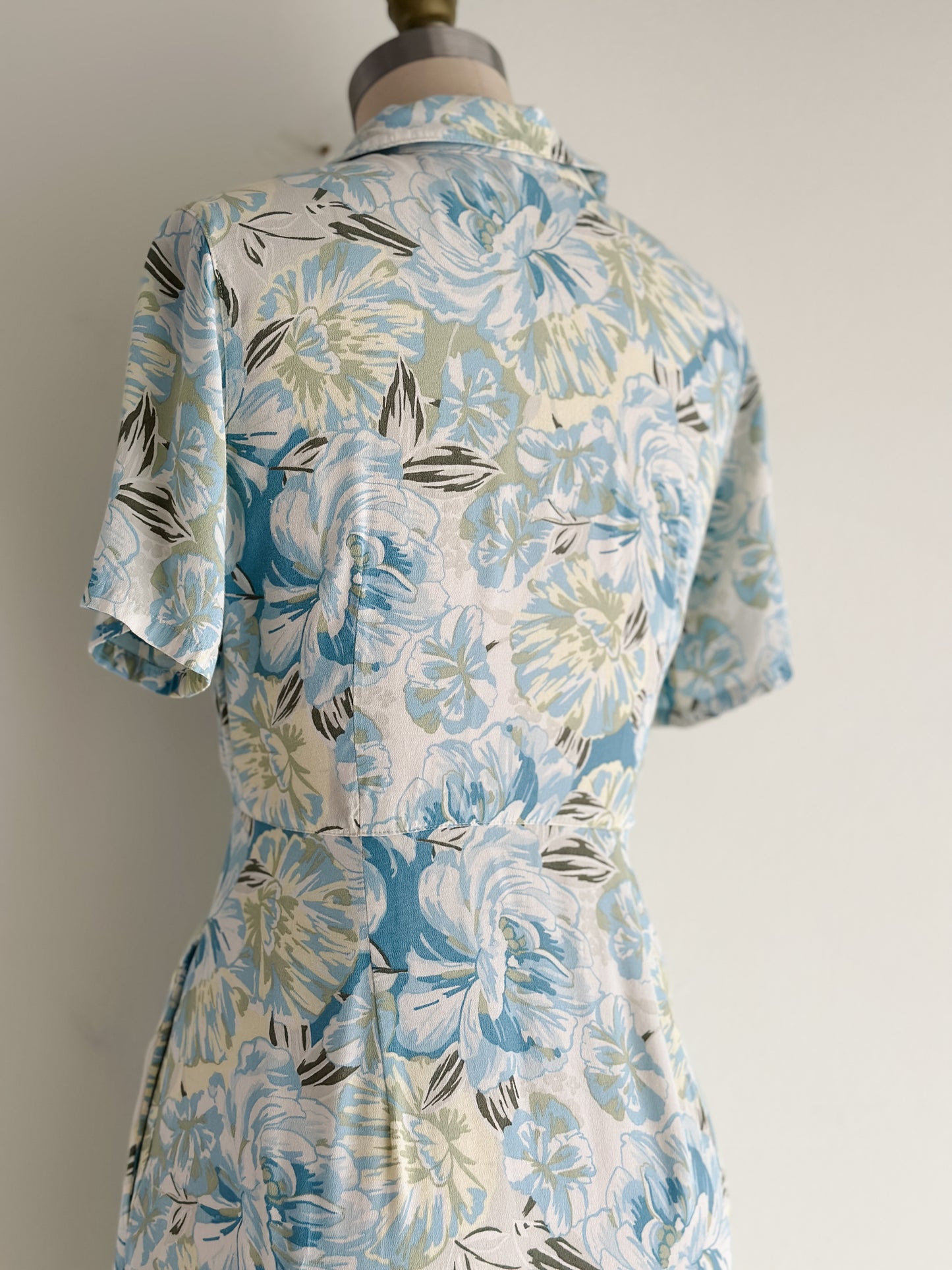 vintage botanical market dress (S/M)