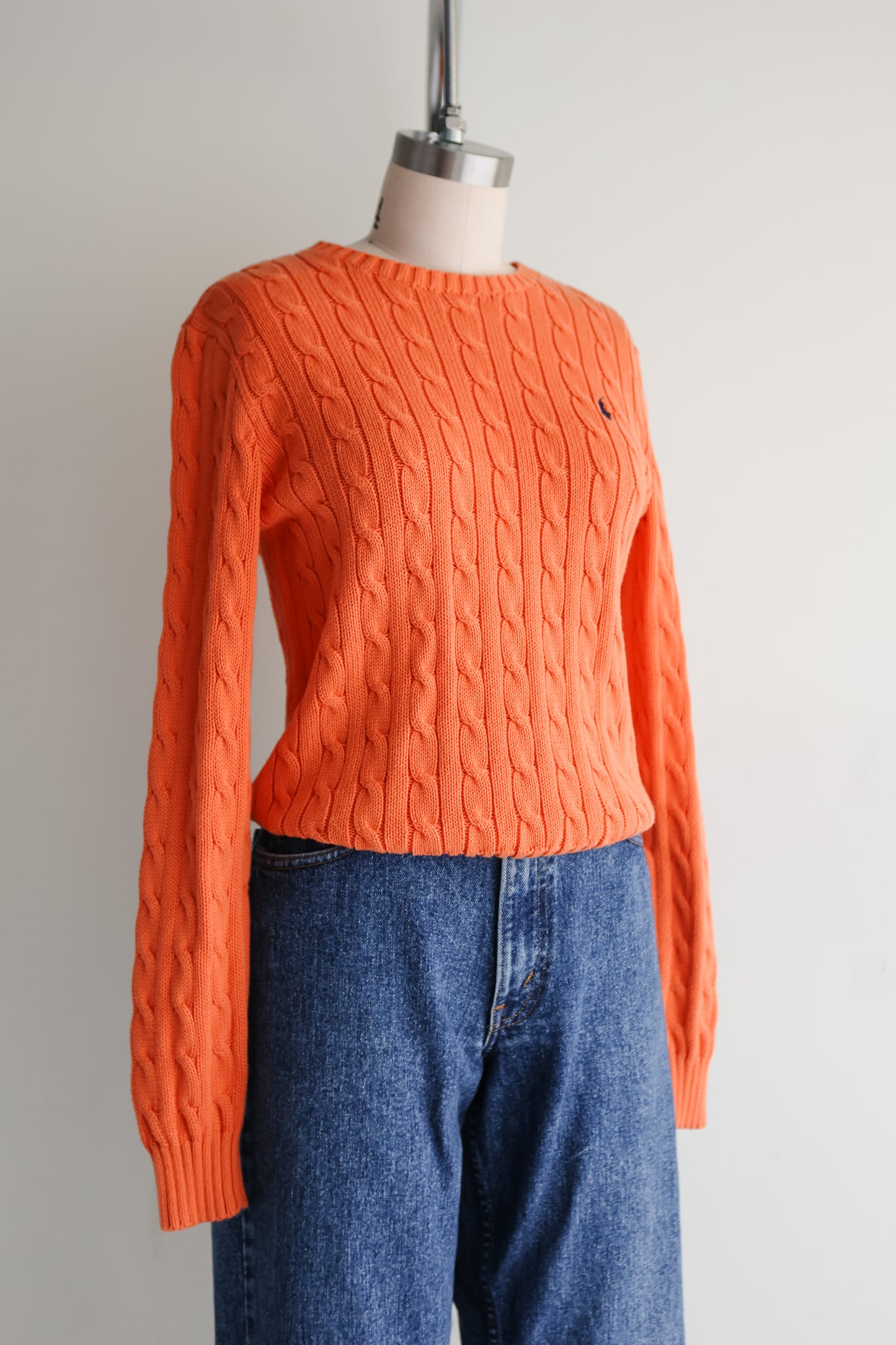 vintage RL cotton sweater (S)