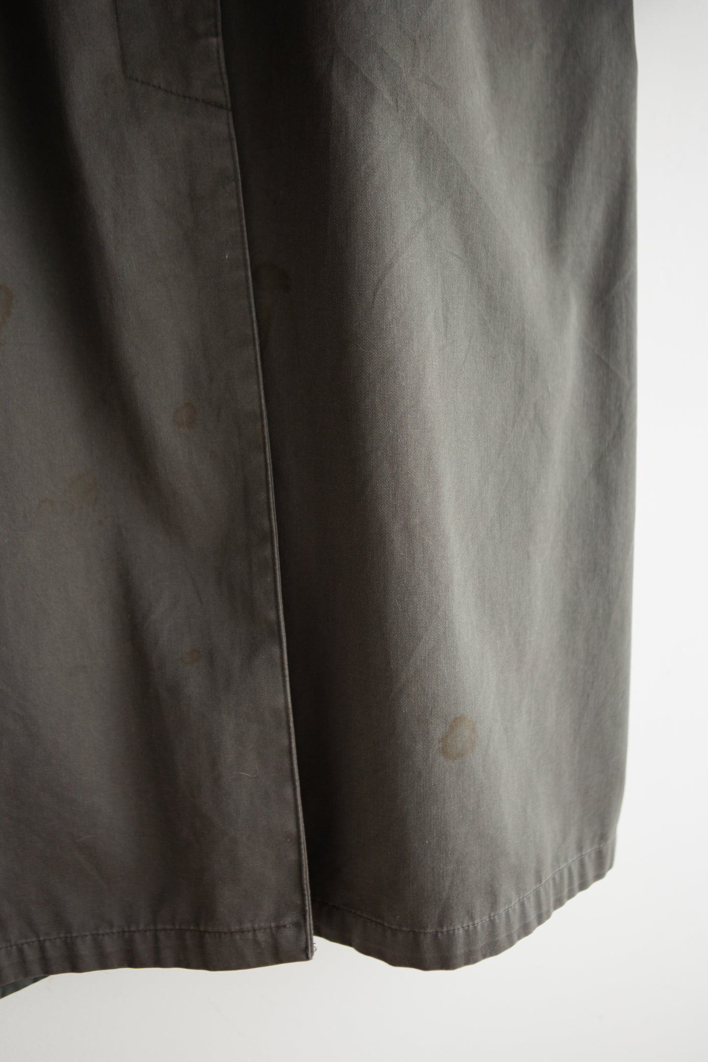 vintage canvas trench coat (M)