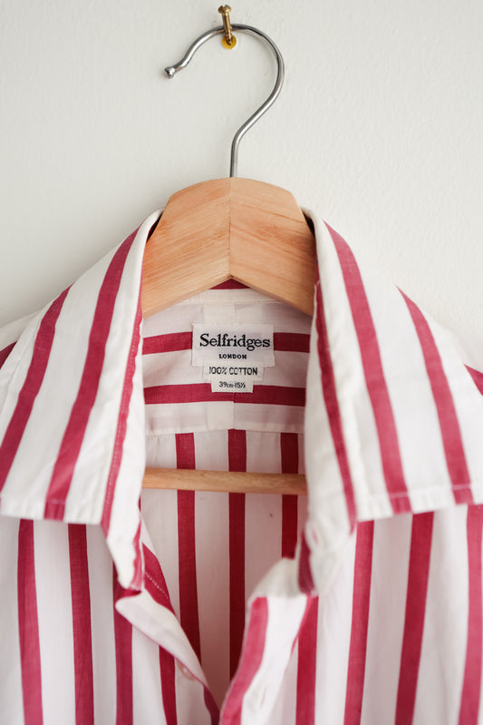 vintage mulberry stripe cotton shirt (M)