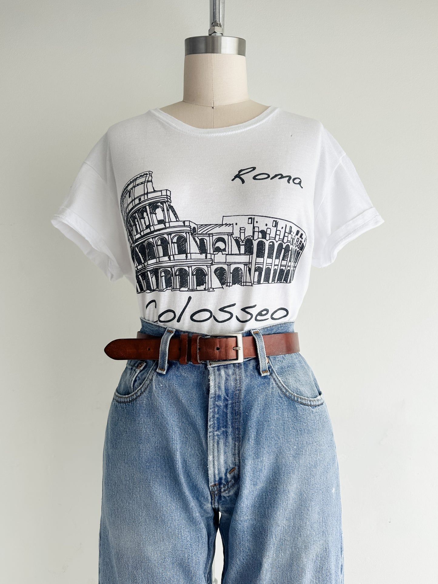 vintage screenprint vacation tee (S)