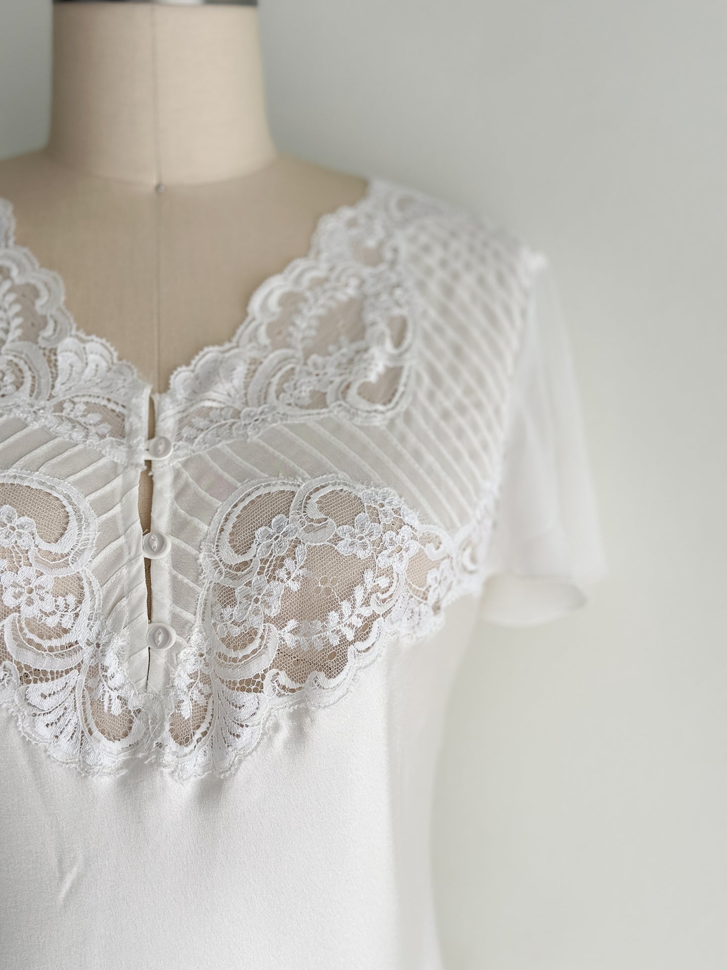 vintage Christian Dior satin chemise (S)